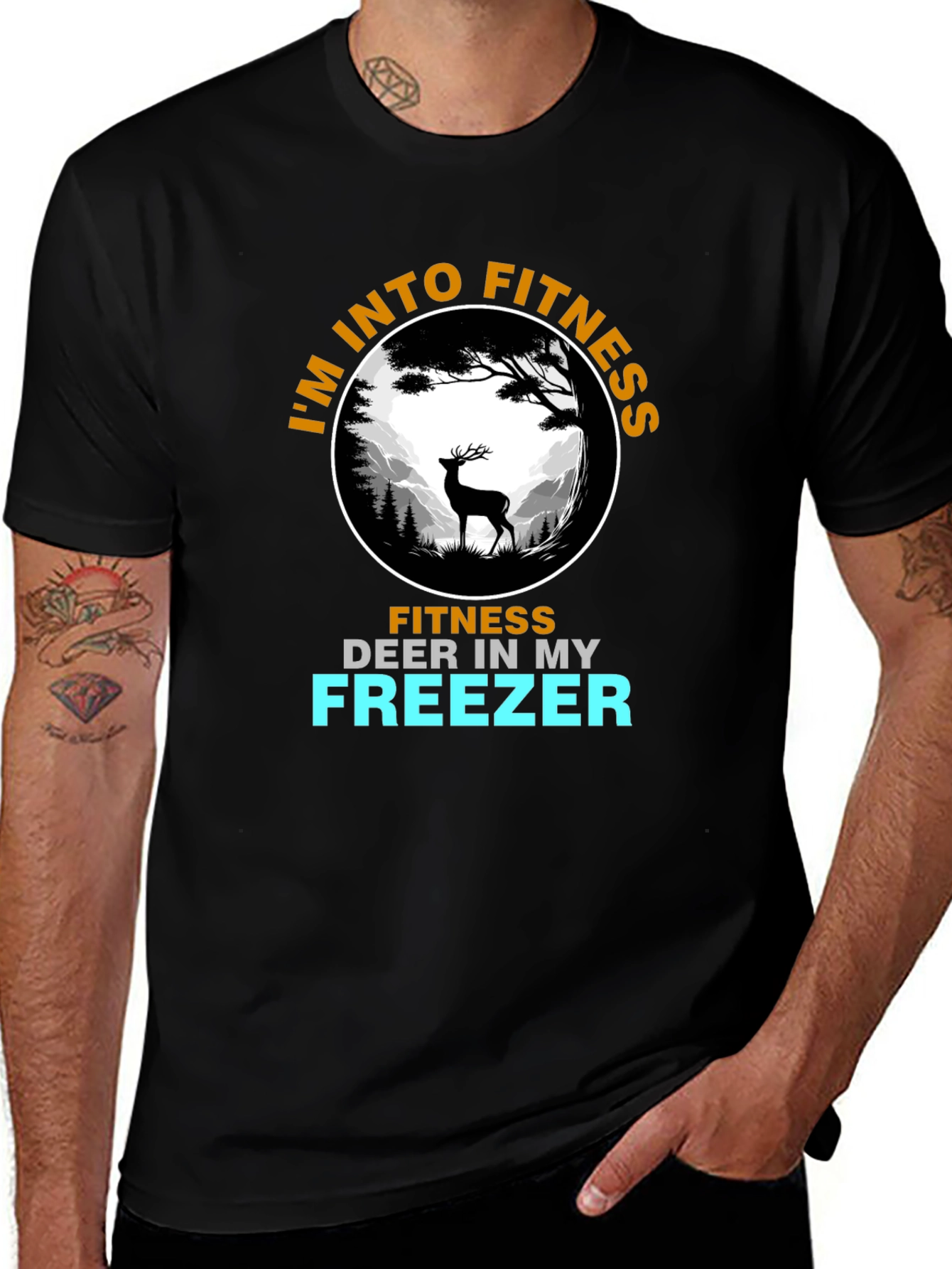 Fitness Deer T-Shirt - Funny Hunting Tee