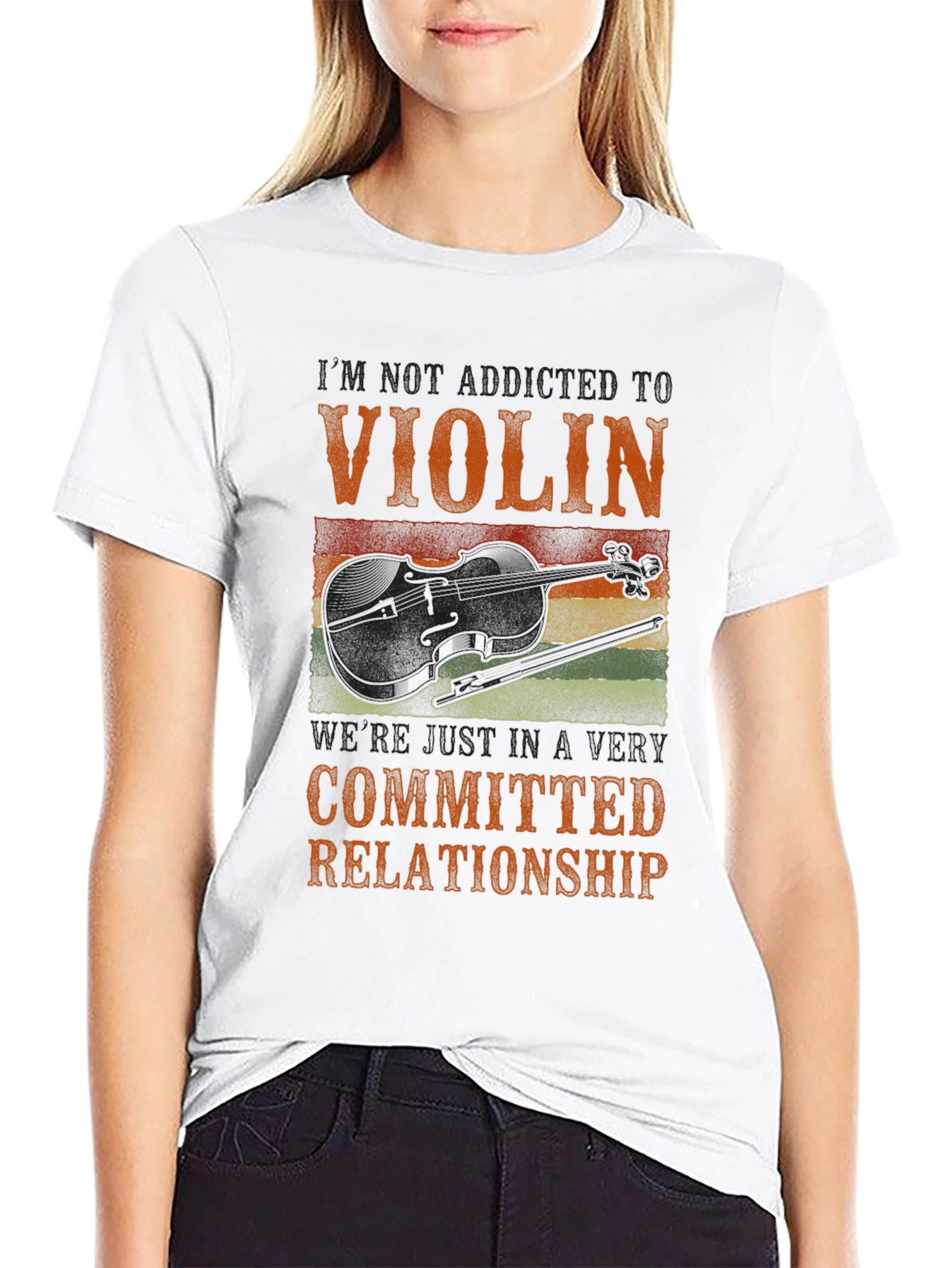 Violin Committed Relationship T-Shirt