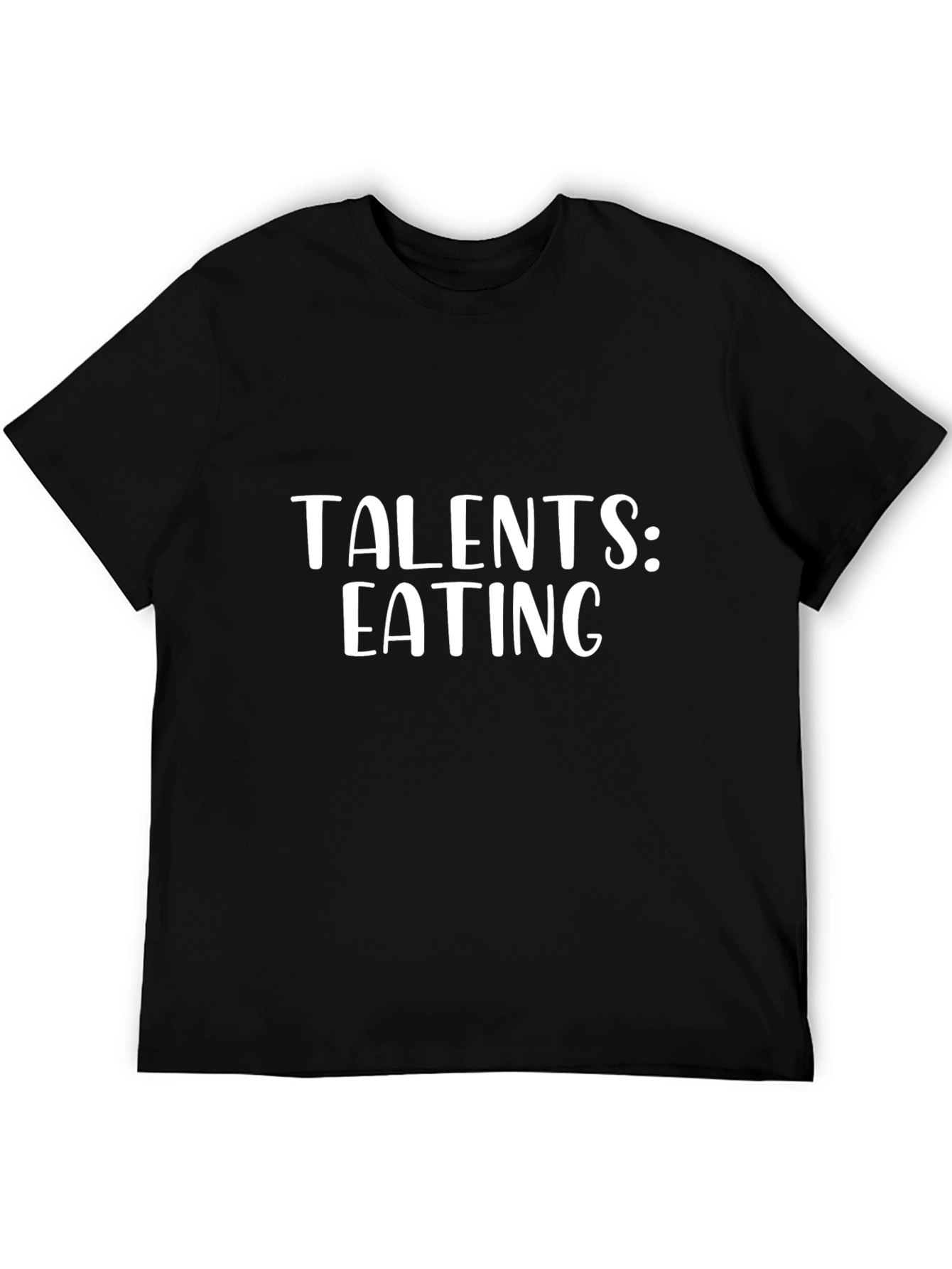 Talents: Eating Black Graphic Tee