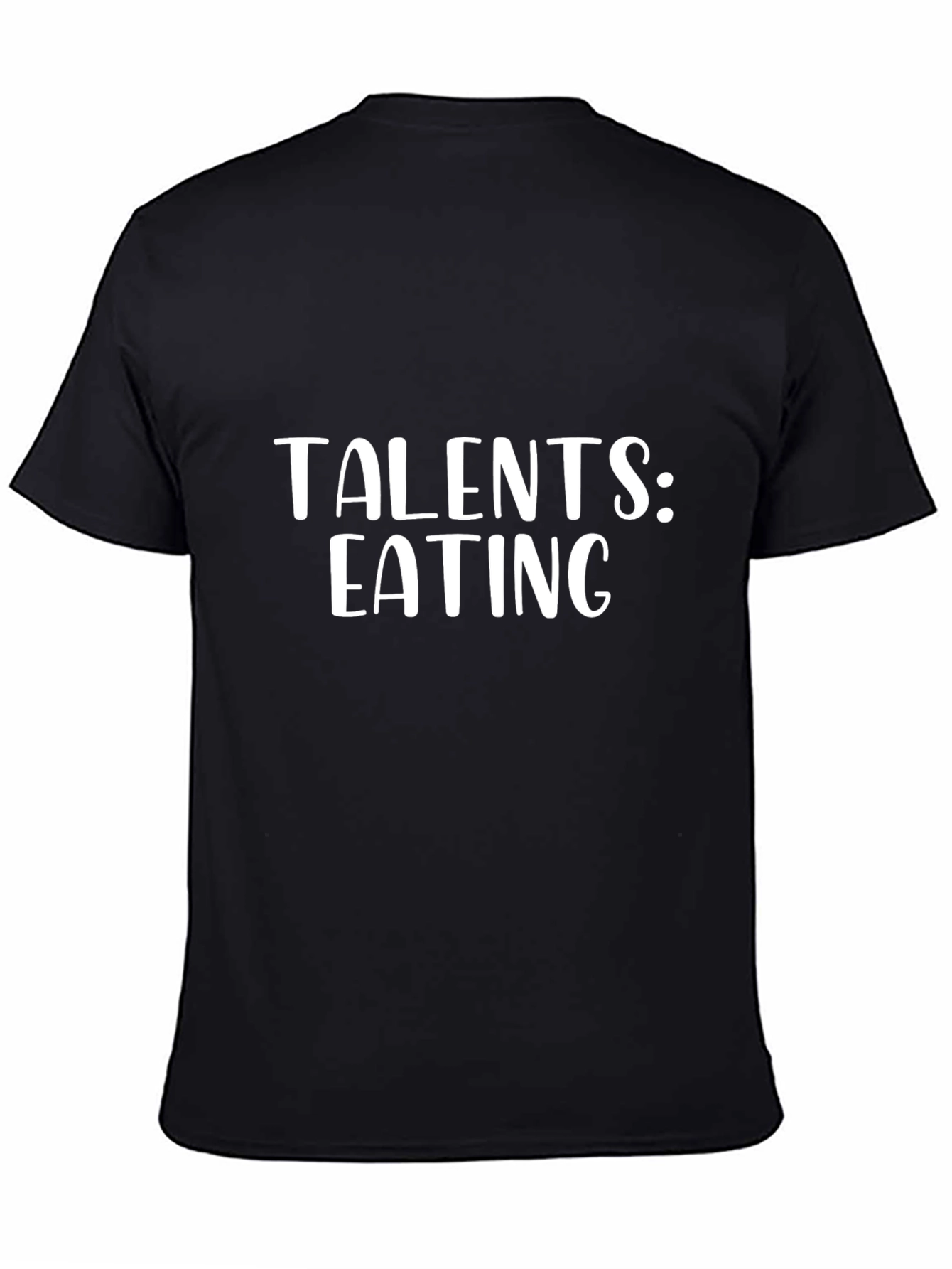 Talents: Eating Black Graphic Tee