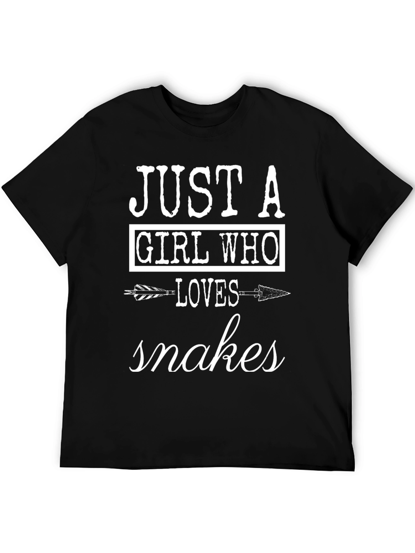 Just a Girl Who Loves Snakes Graphic Tee