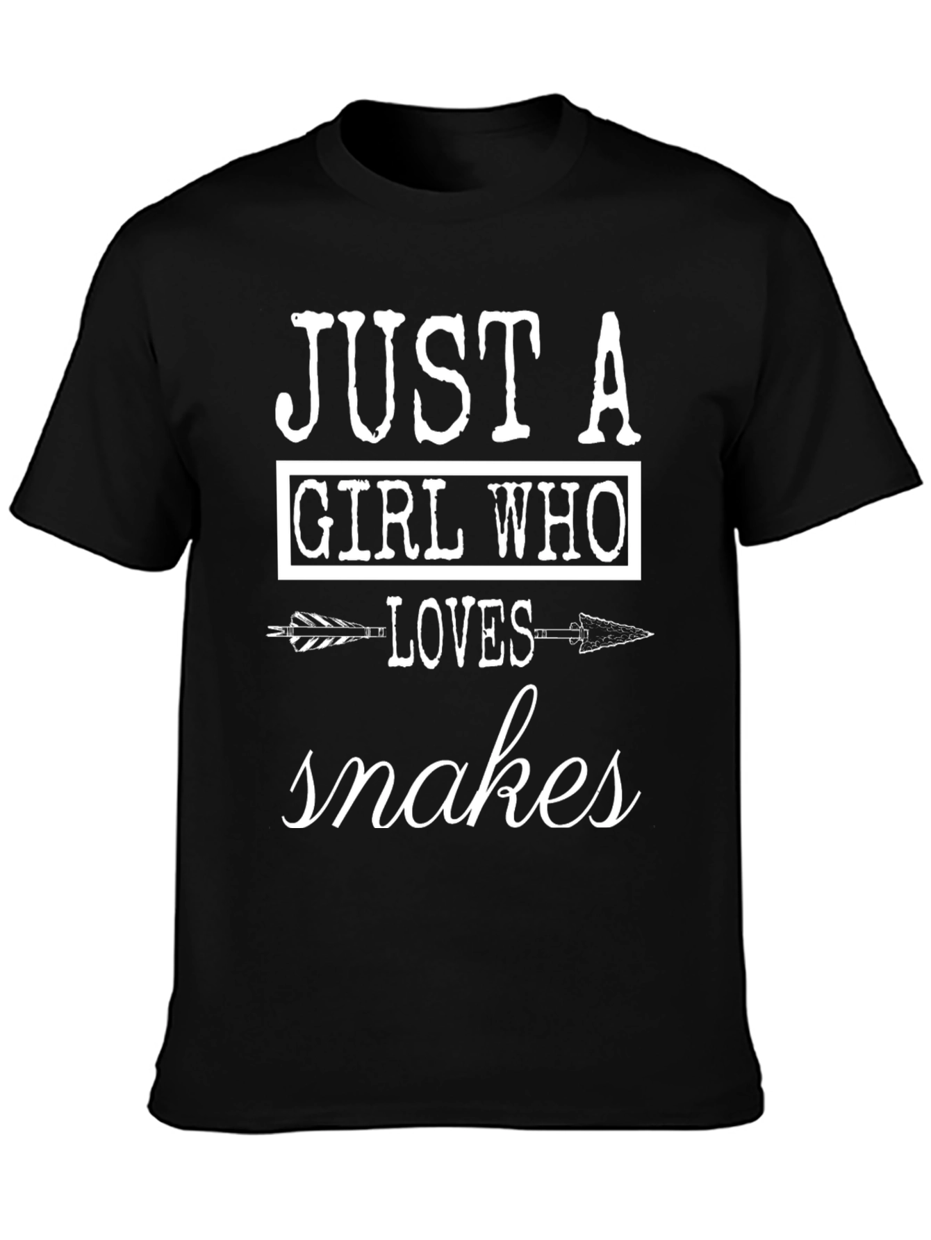 Just a Girl Who Loves Snakes Graphic Tee