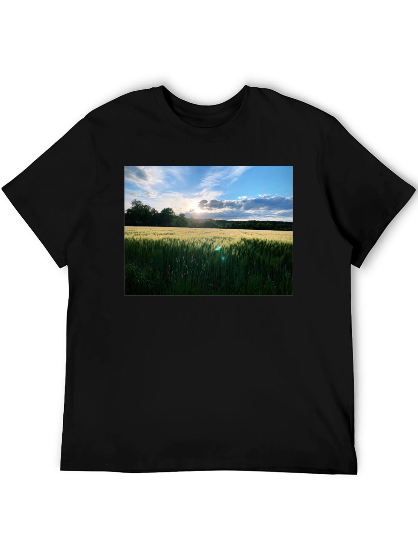 Wheat Field Sunset T-Shirt