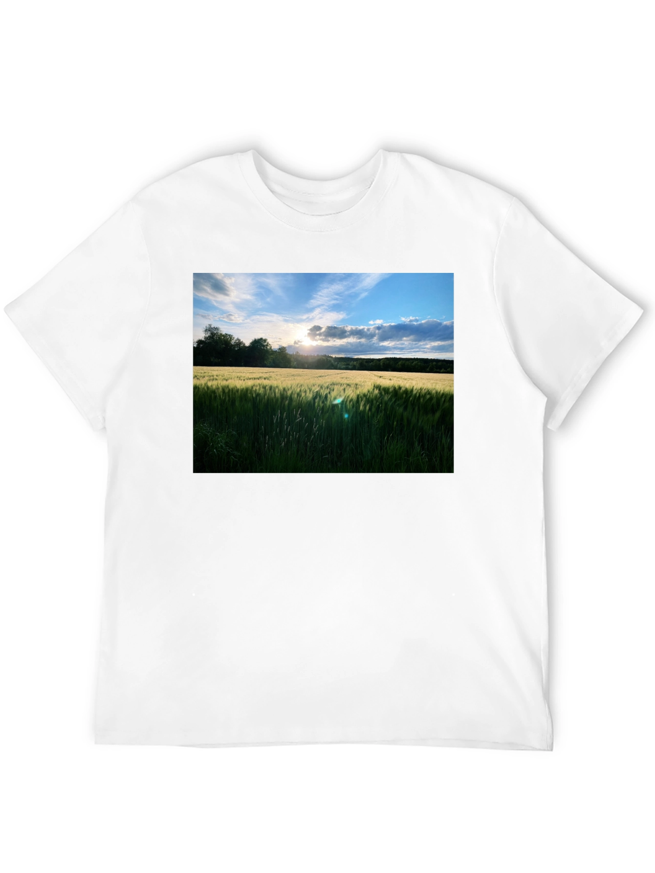 Wheat Field Sunset T-Shirt
