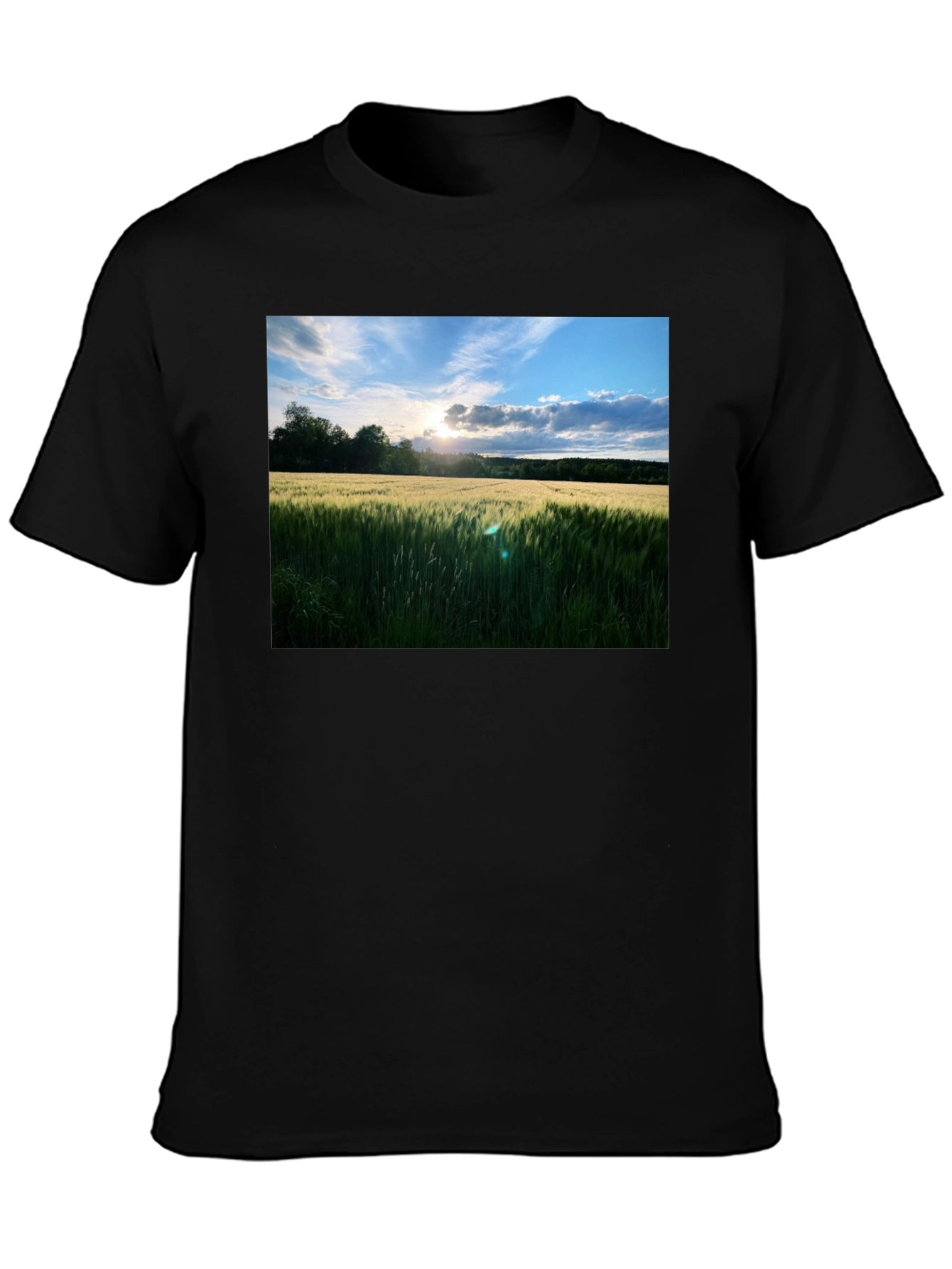Wheat Field Sunset T-Shirt