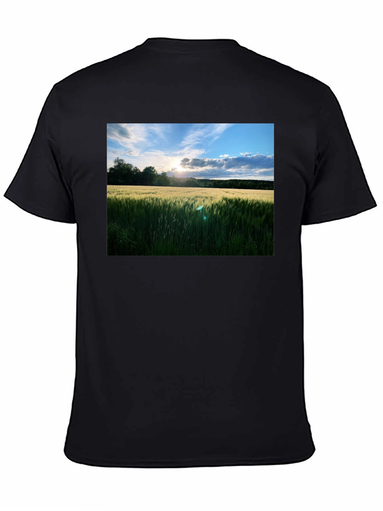 Wheat Field Sunset T-Shirt