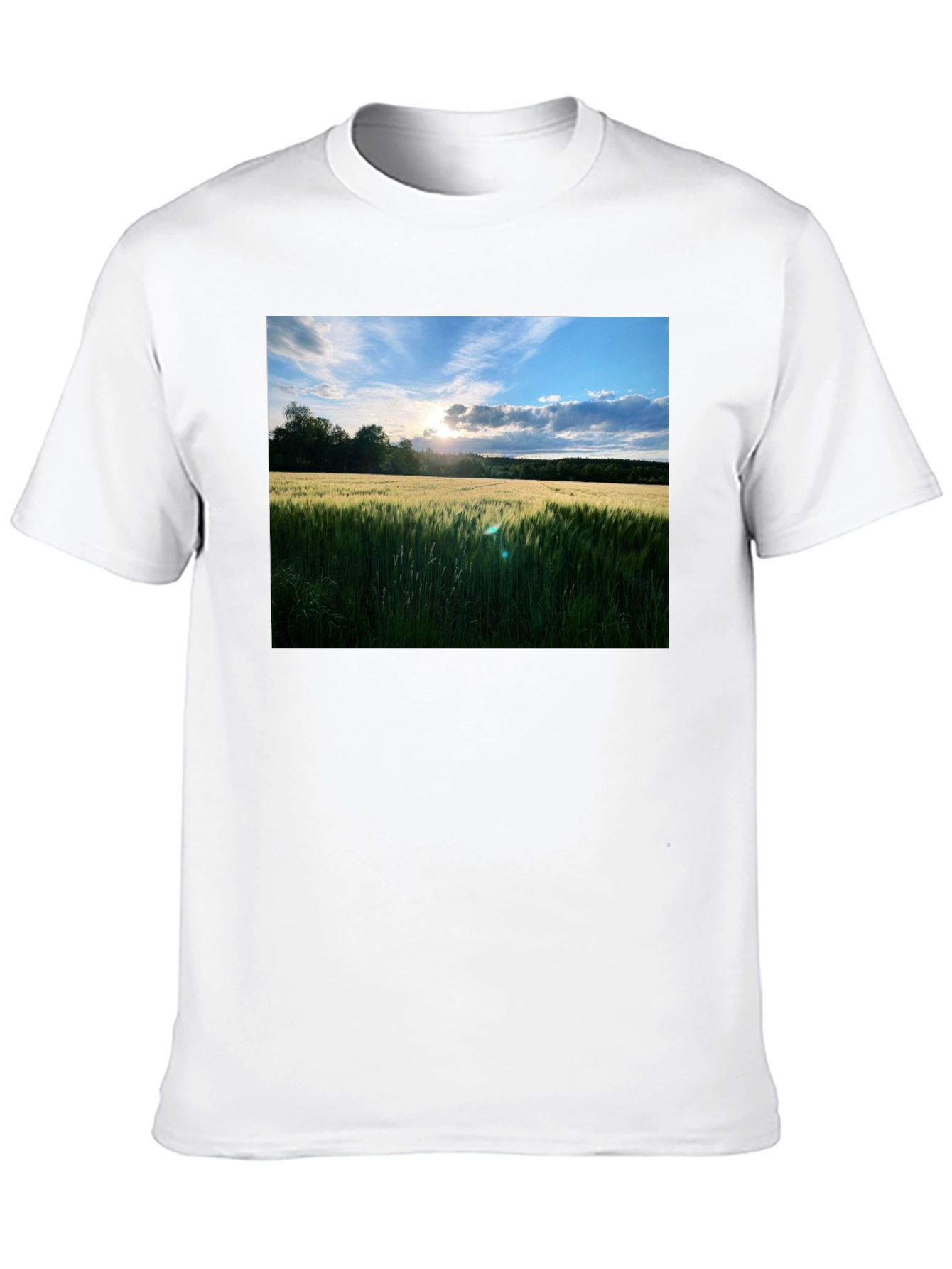 Wheat Field Sunset T-Shirt