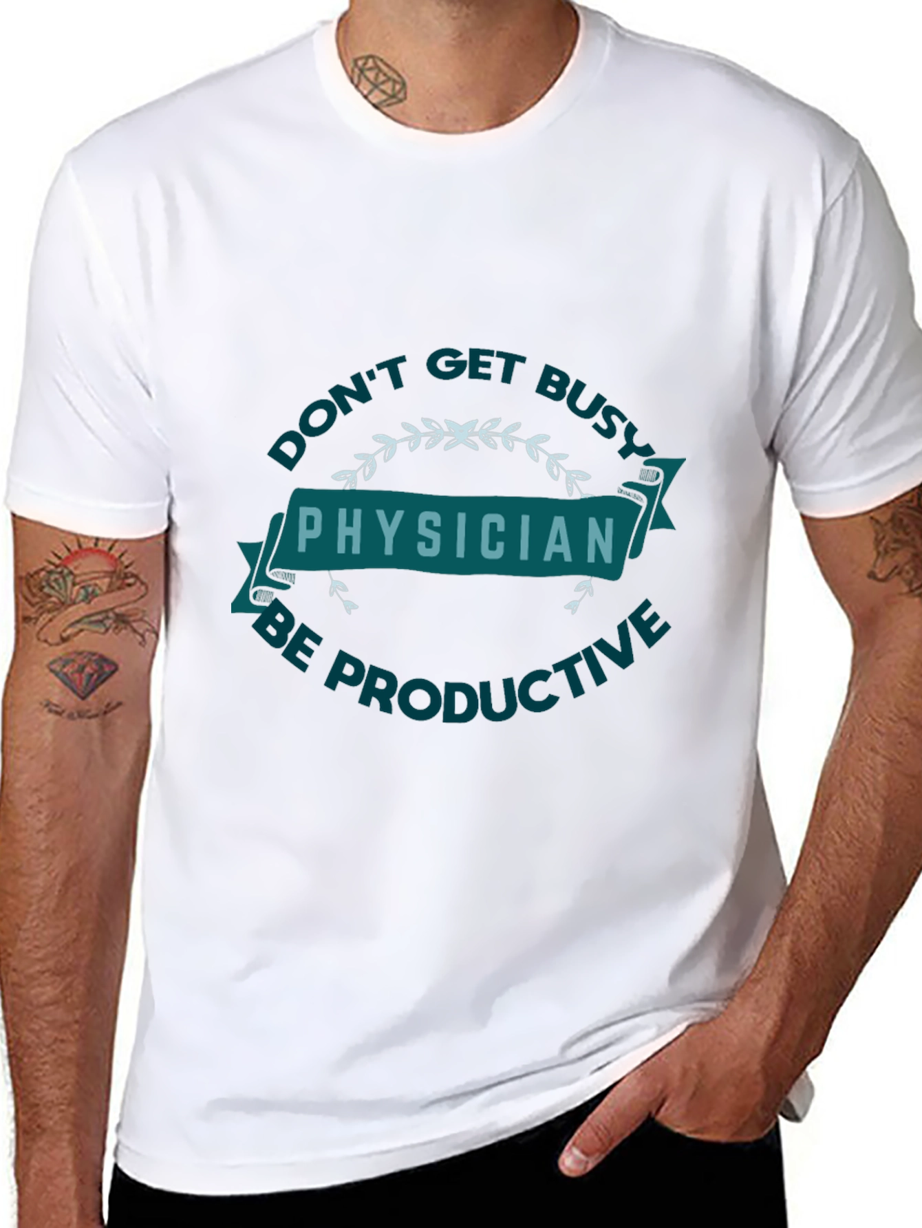 Physician Productivity Black T-Shirt
