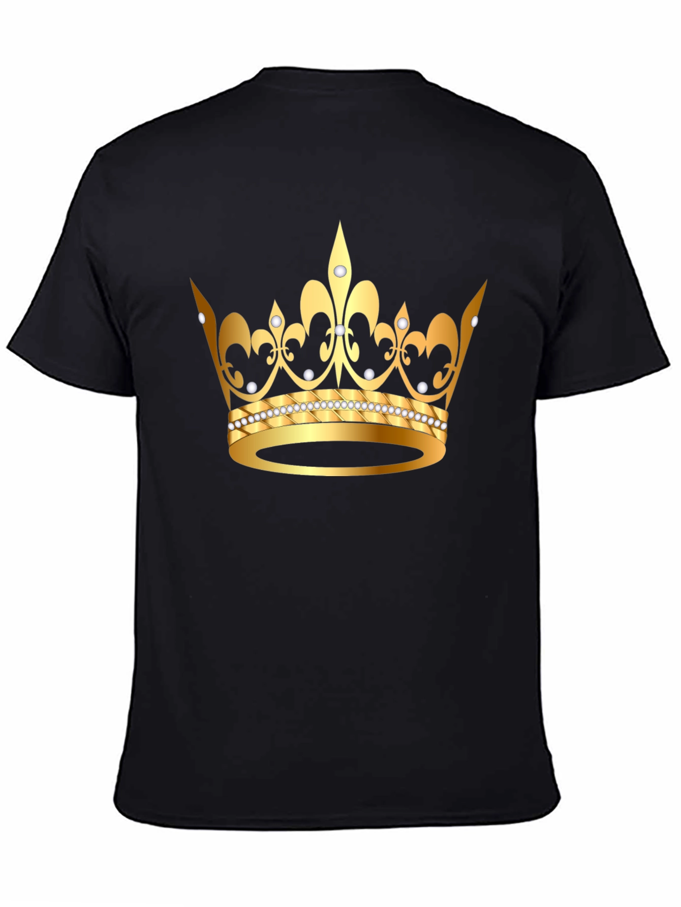 Gold Crown Graphic Tee - King/Queen Style