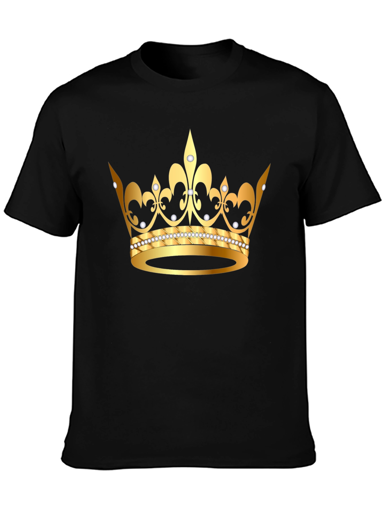 Gold Crown Graphic Tee - King/Queen Style