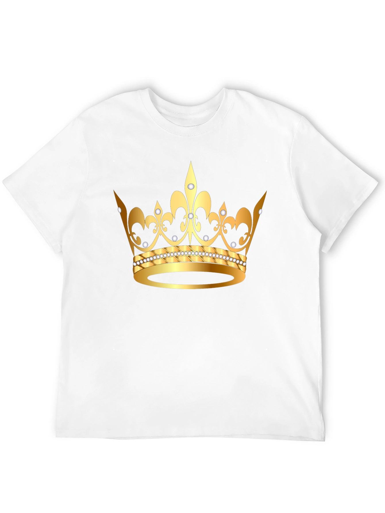Gold Crown Graphic Tee - King/Queen Style