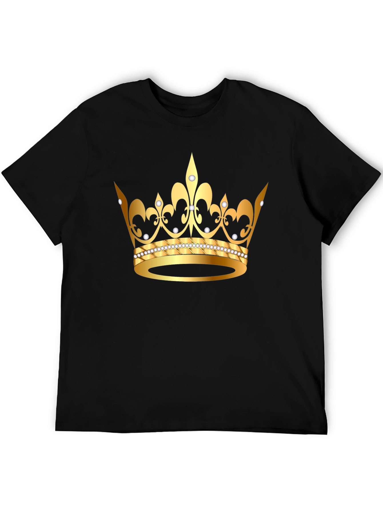 Gold Crown Graphic Tee - King/Queen Style