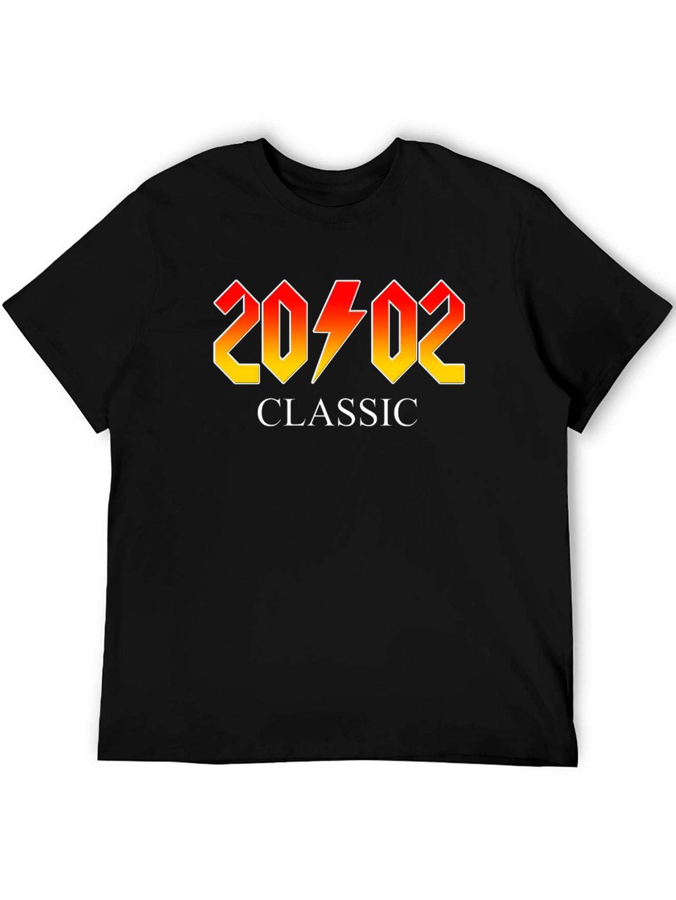 20⚡️02 Classic Black T-Shirt