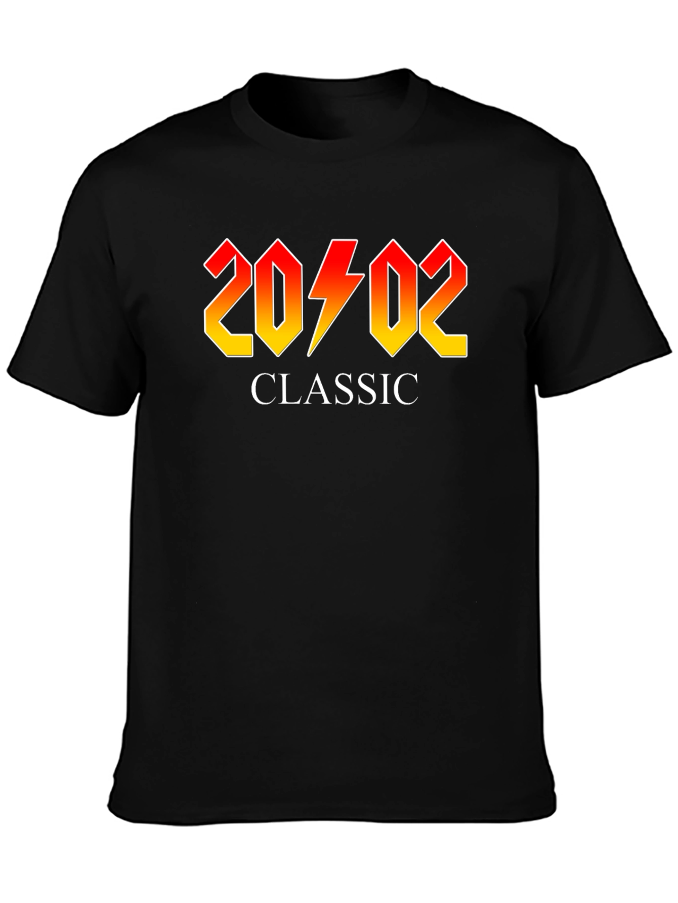 20⚡️02 Classic Black T-Shirt