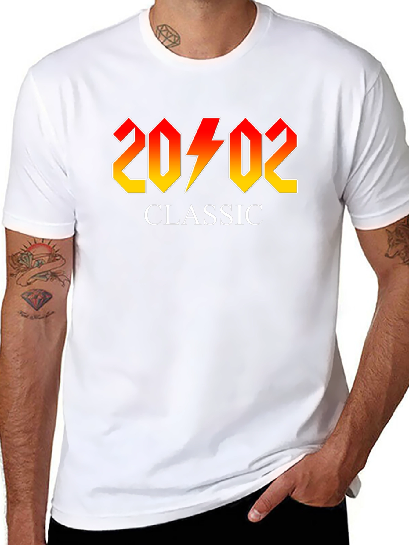 20⚡️02 Classic Black T-Shirt