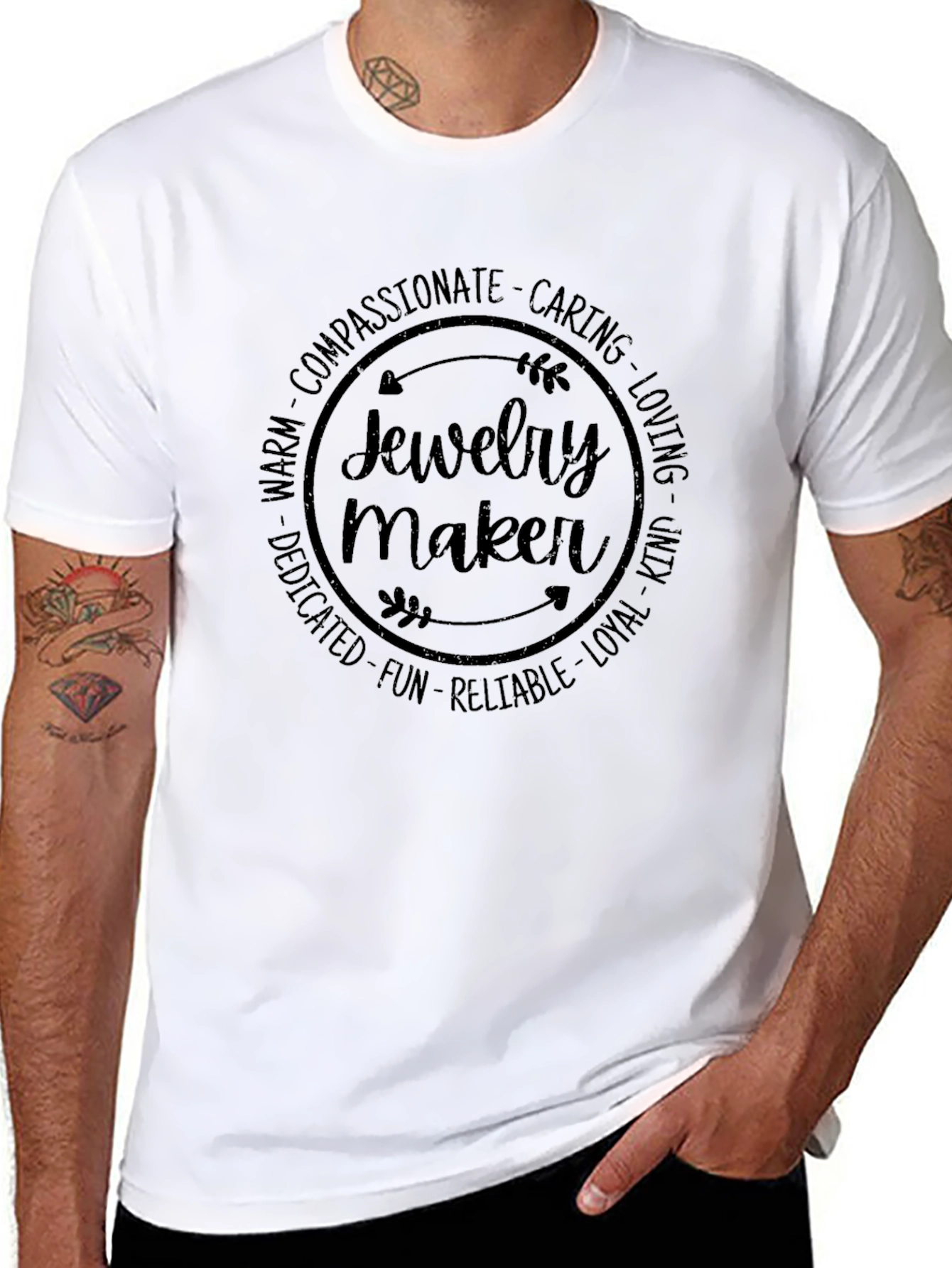 Jewelry Maker Graphic Tee - Compassionate Caring Loving