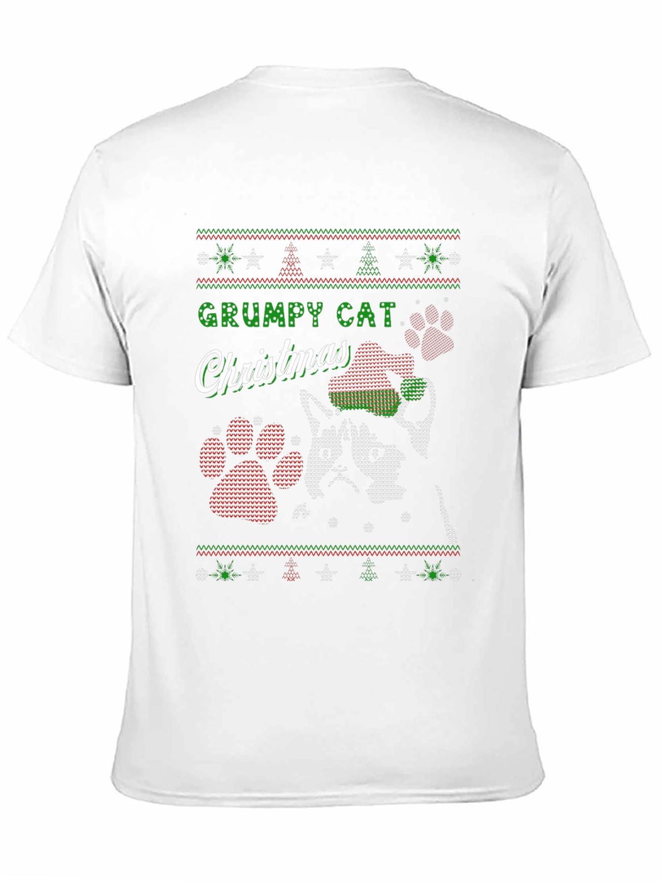 Grumpy Cat Christmas Ugly Sweater T-Shirt