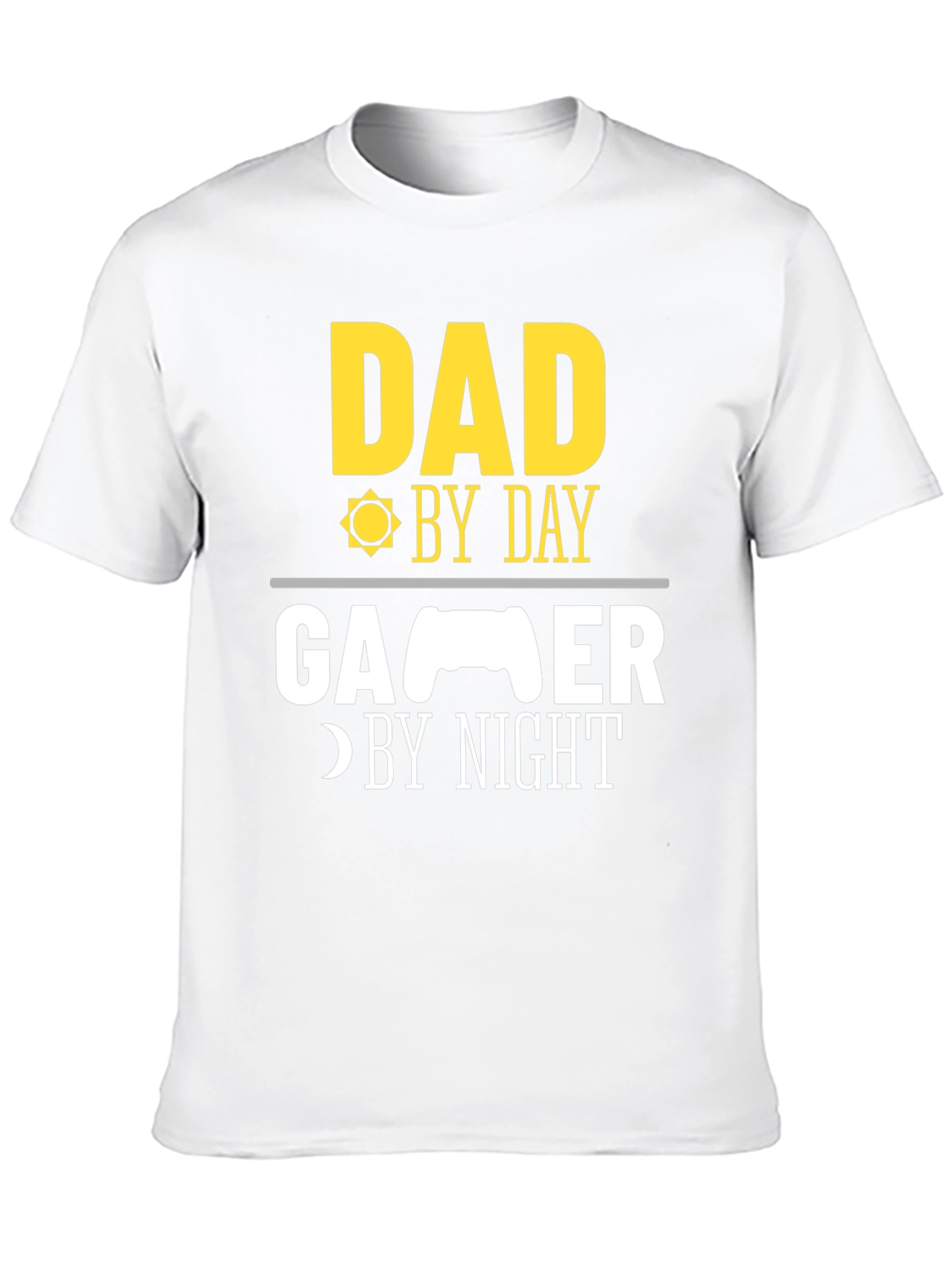 Dad Gamer T-Shirt - Day & Night Fun