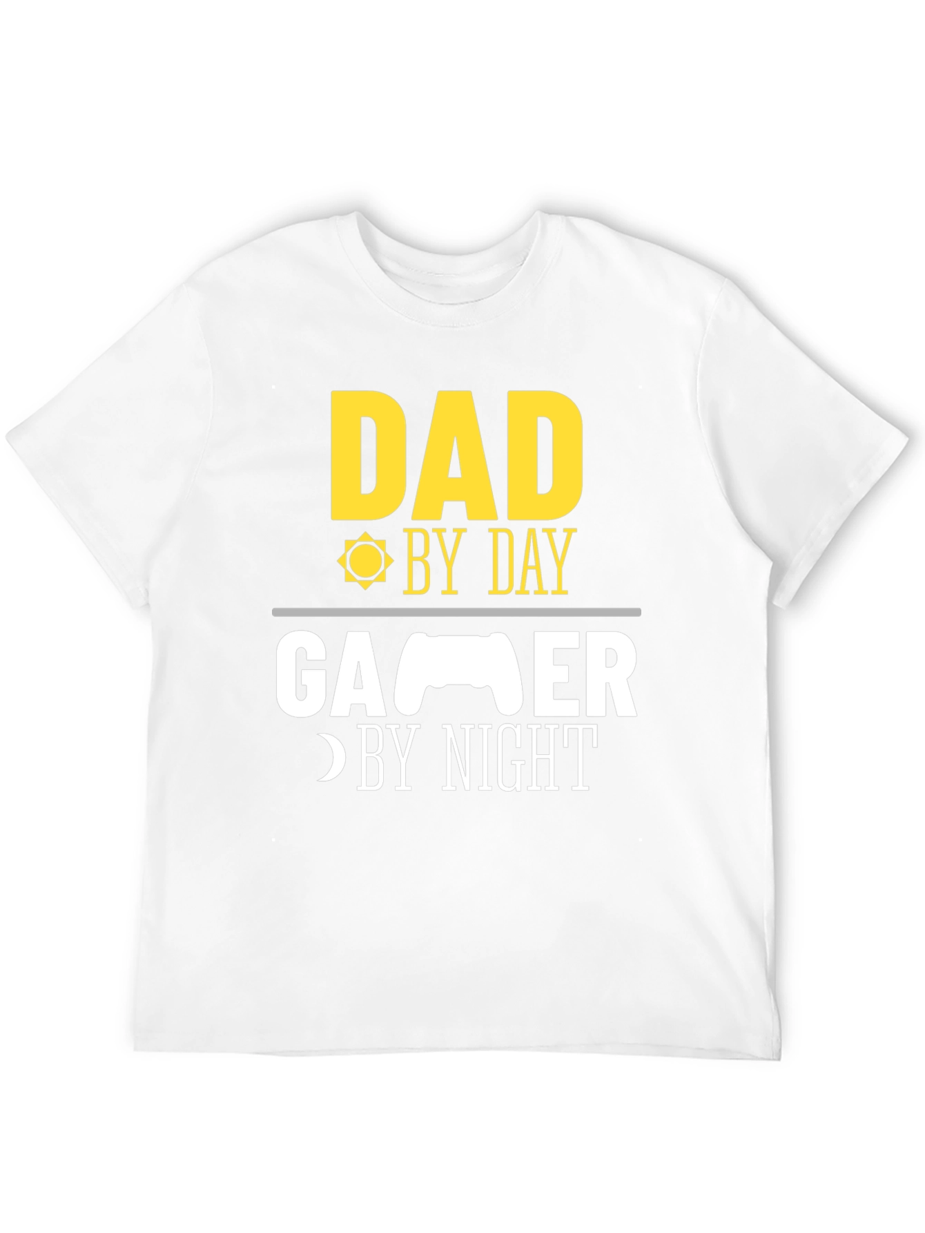 Dad Gamer T-Shirt - Day & Night Fun