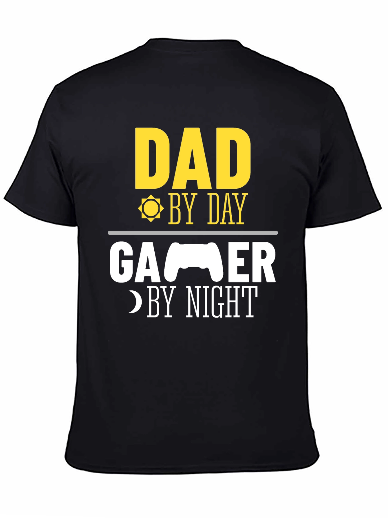 Dad Gamer T-Shirt - Day & Night Fun