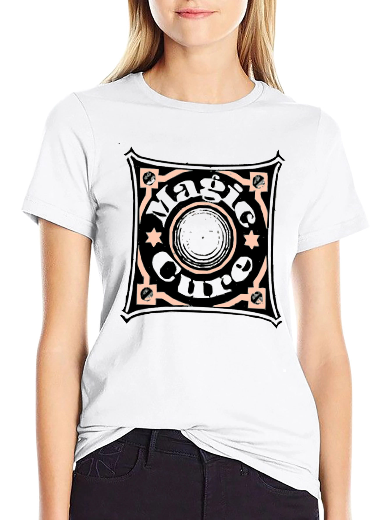 Magic Circle Graphic Tee - Unisex Black T-Shirt