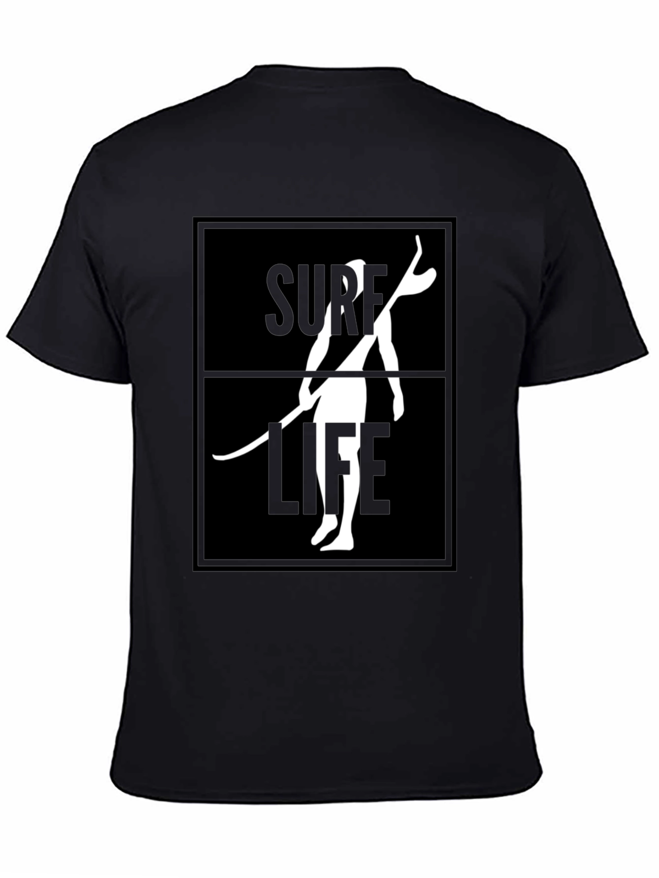 Surf Life Graphic Tee - Black T-Shirt