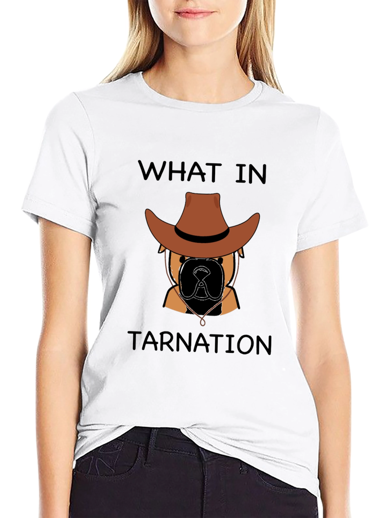 What In Tarnation Dog Cowboy T-Shirt