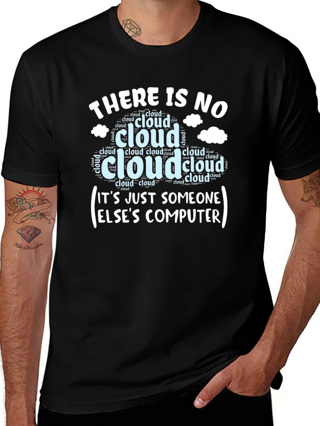 Cloud Humor T-Shirt: Someone Elses Computer Tee
