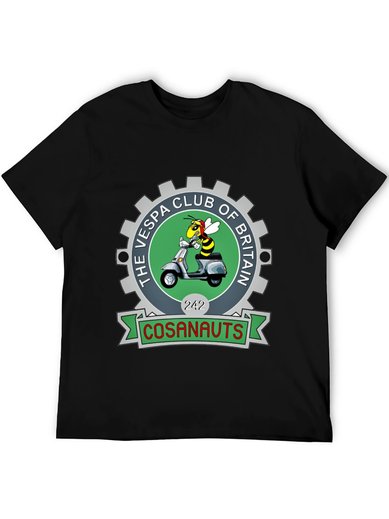 Vespa Club of Britain T-Shirt - Cosanauts Design