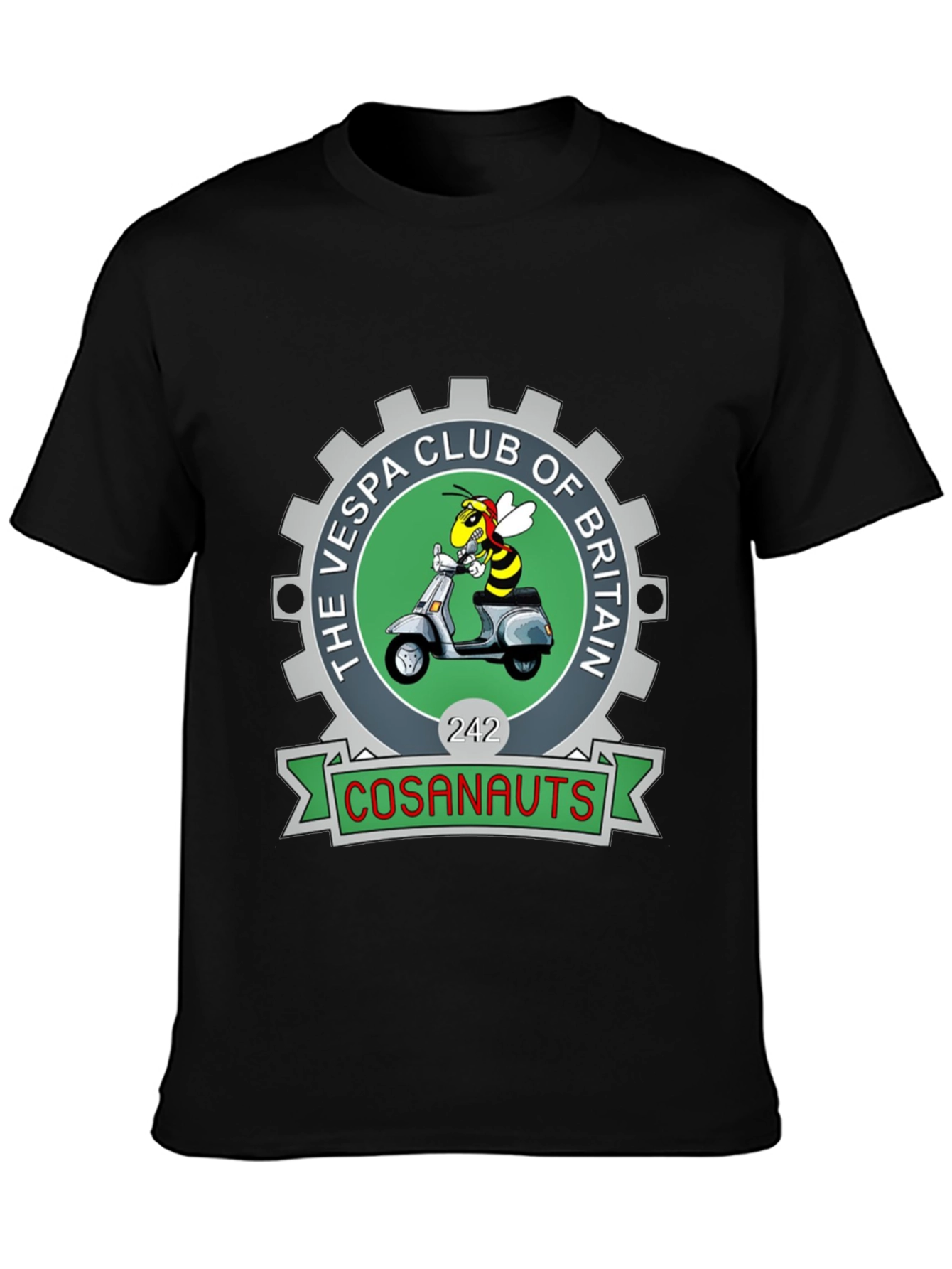 Vespa Club of Britain T-Shirt - Cosanauts Design