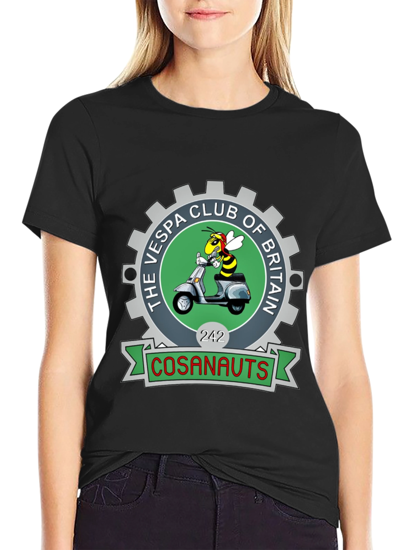 Vespa Club of Britain T-Shirt - Cosanauts Design