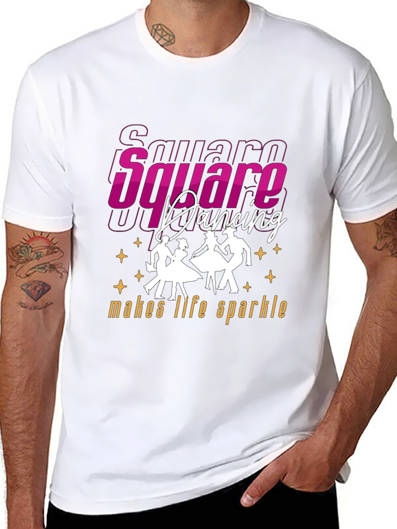 Square Dancing Makes Life Sparkle T-Shirt