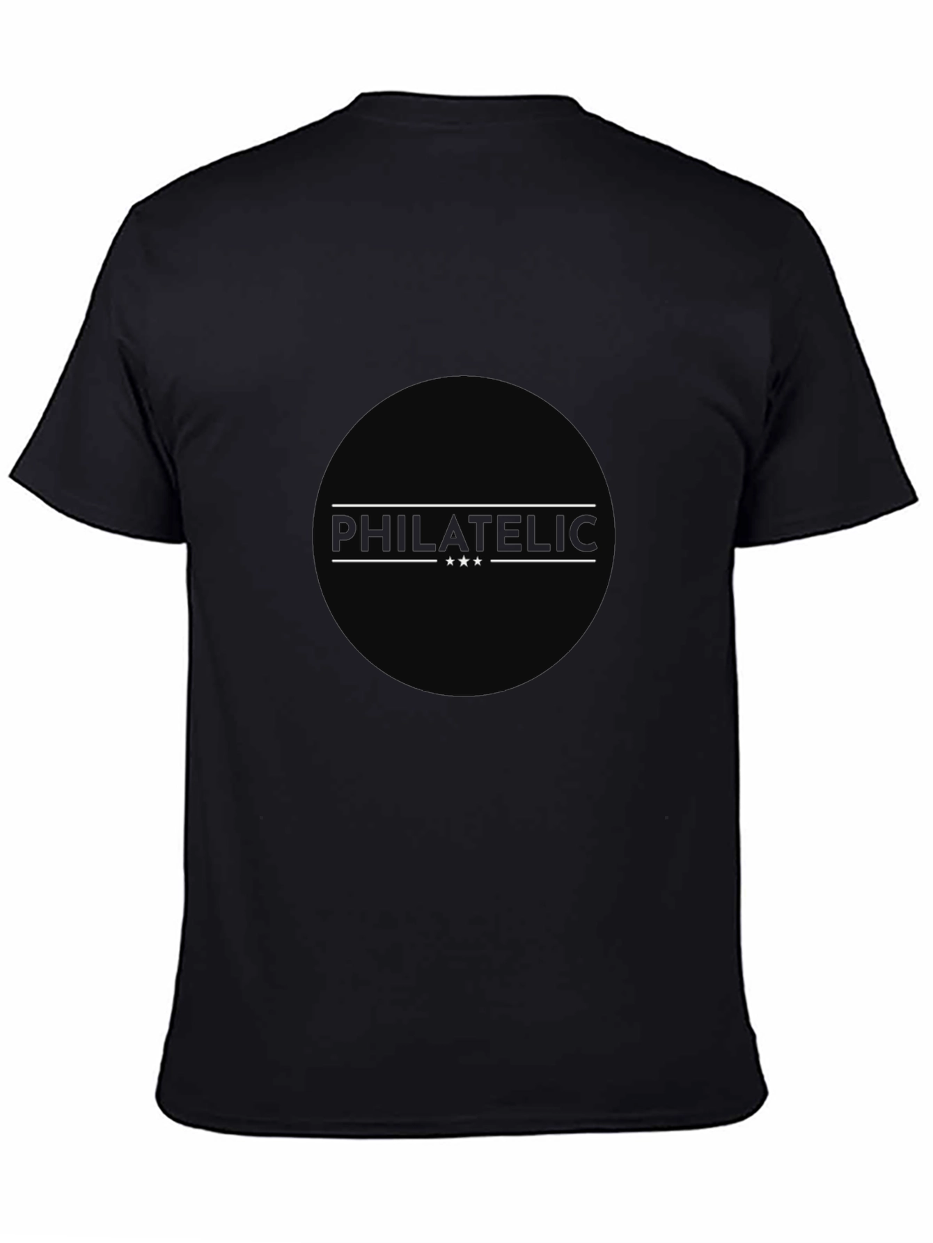 Philatelic Circle Black T-Shirt