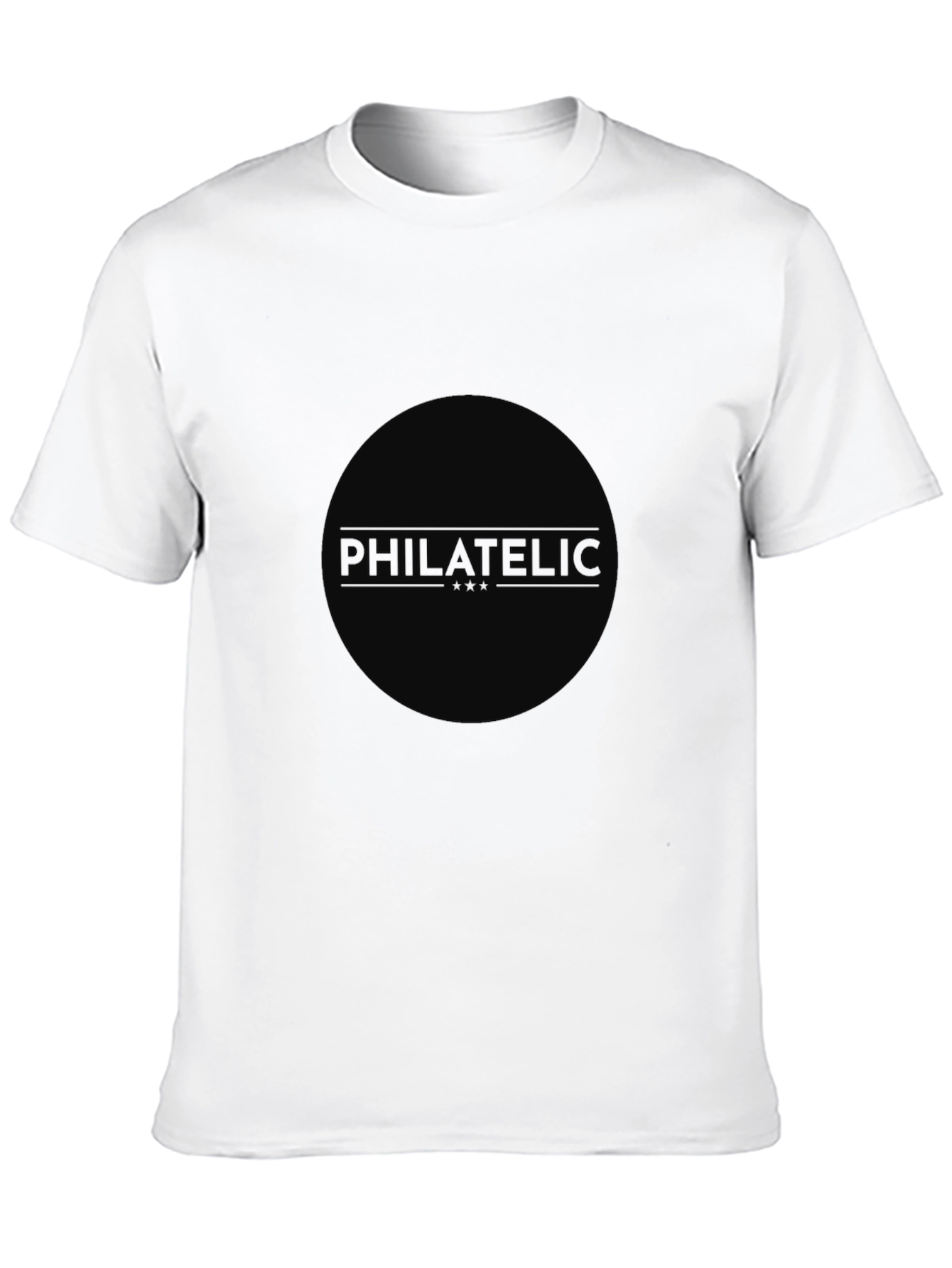 Philatelic Circle Black T-Shirt