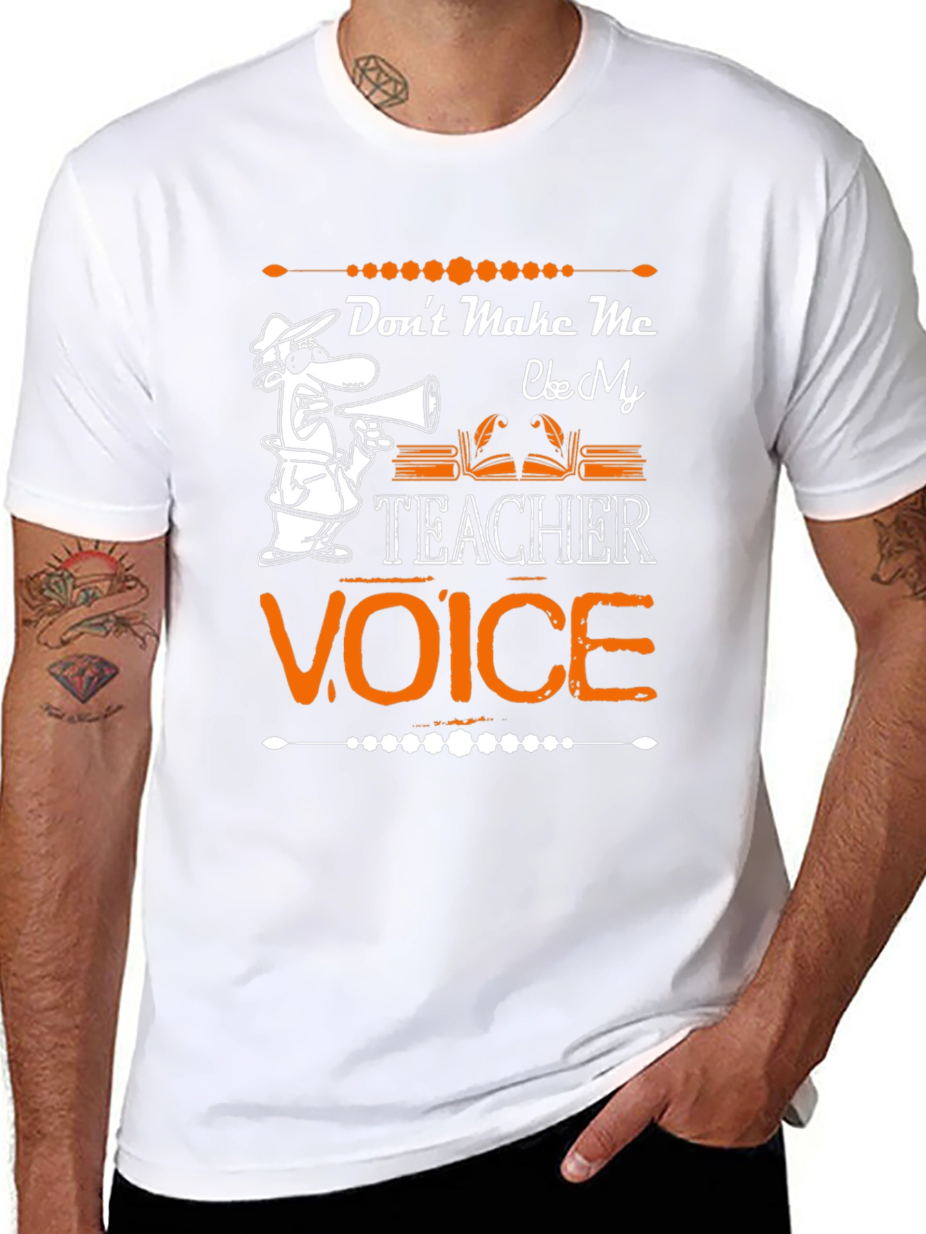 Teacher Voice T-Shirt Funny Teaching Apparel