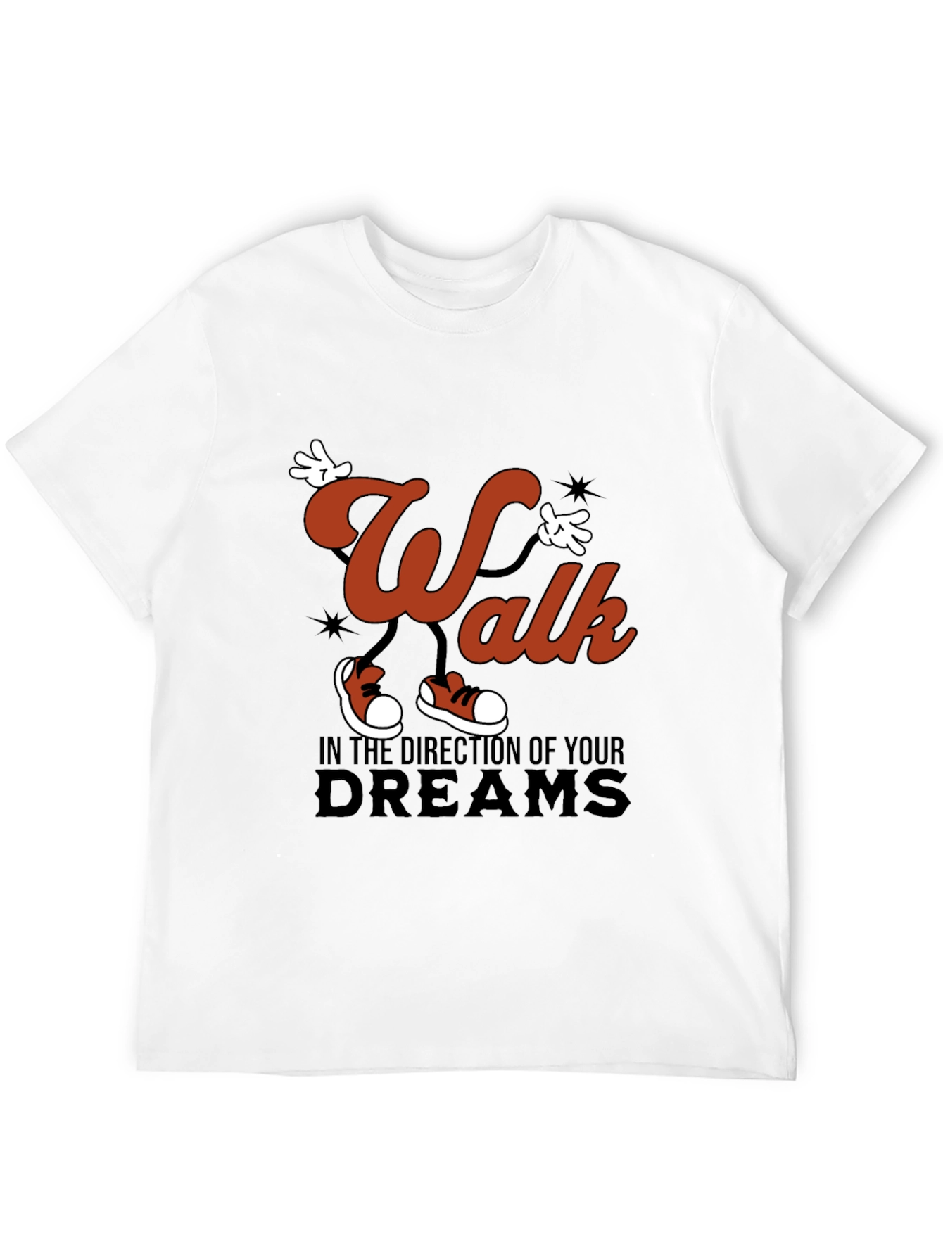 Walk Your Dreams Graphic Tee - Stylish Comfort
