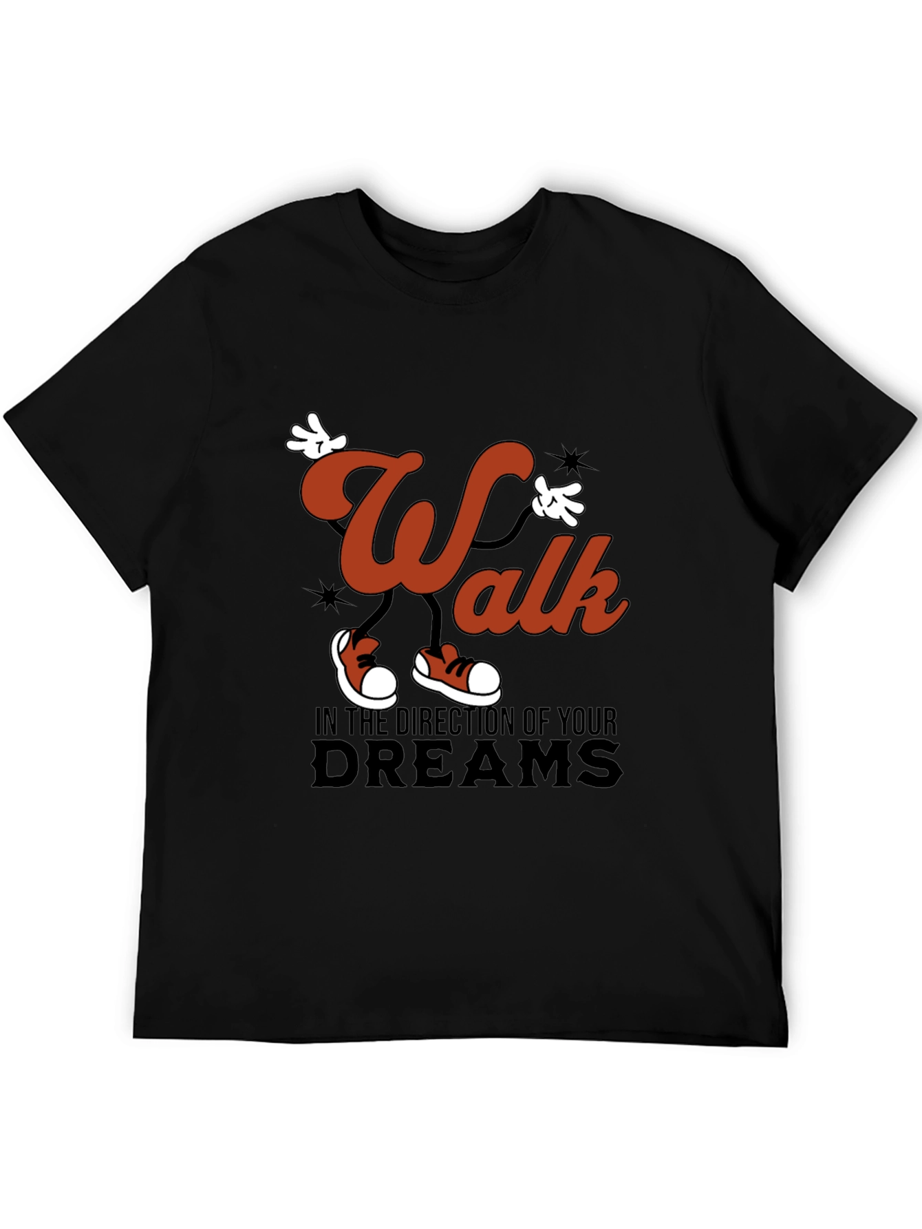 Walk Your Dreams Graphic Tee - Stylish Comfort