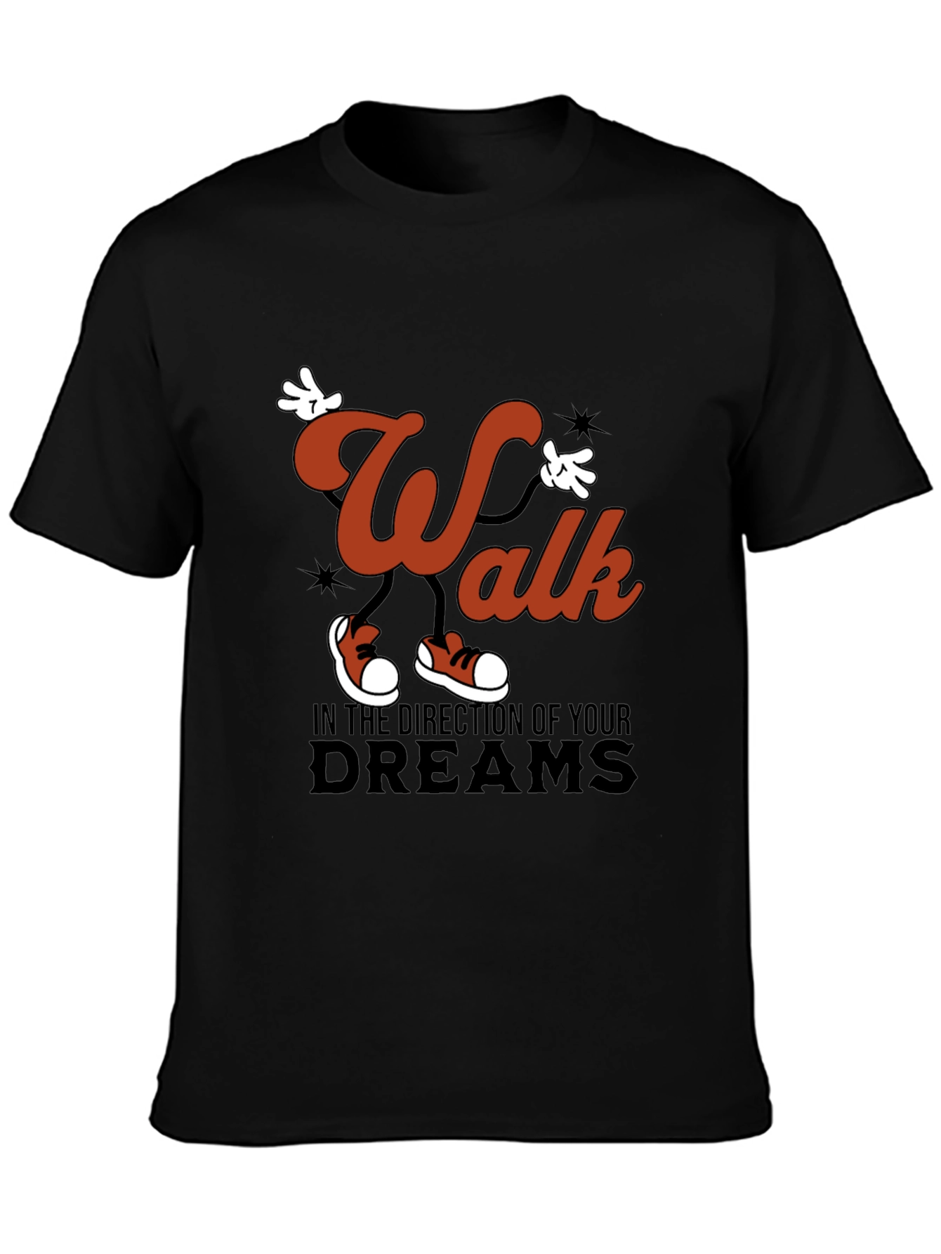 Walk Your Dreams Graphic Tee - Stylish Comfort