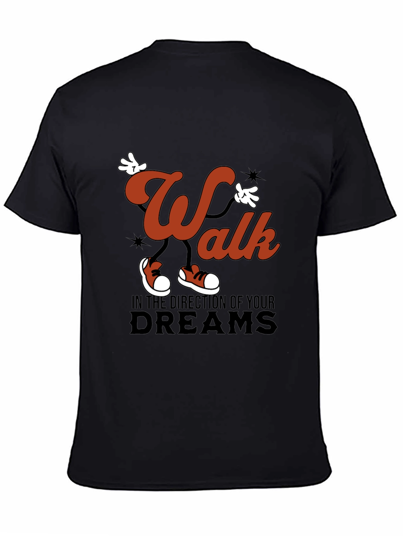 Walk Your Dreams Graphic Tee - Stylish Comfort