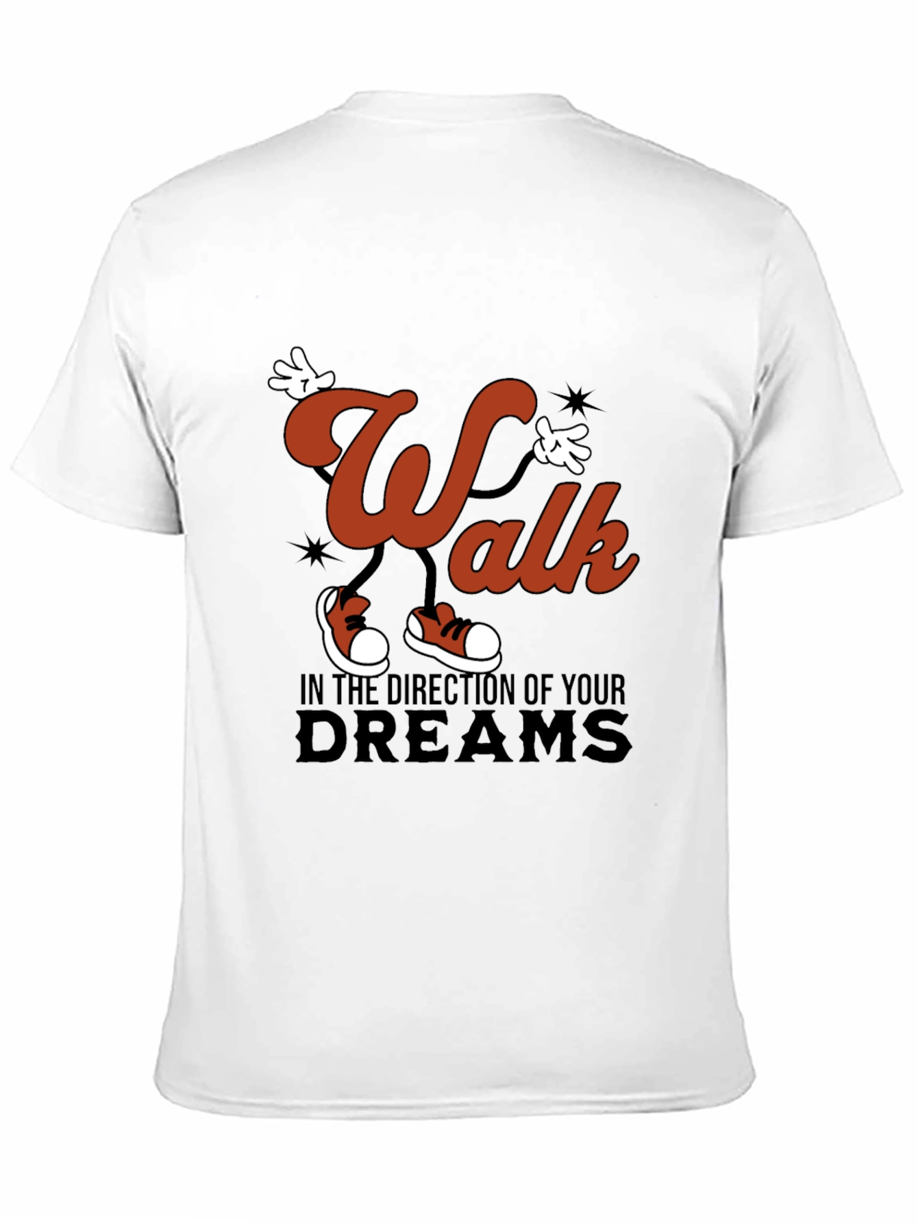 Walk Your Dreams Graphic Tee - Stylish Comfort