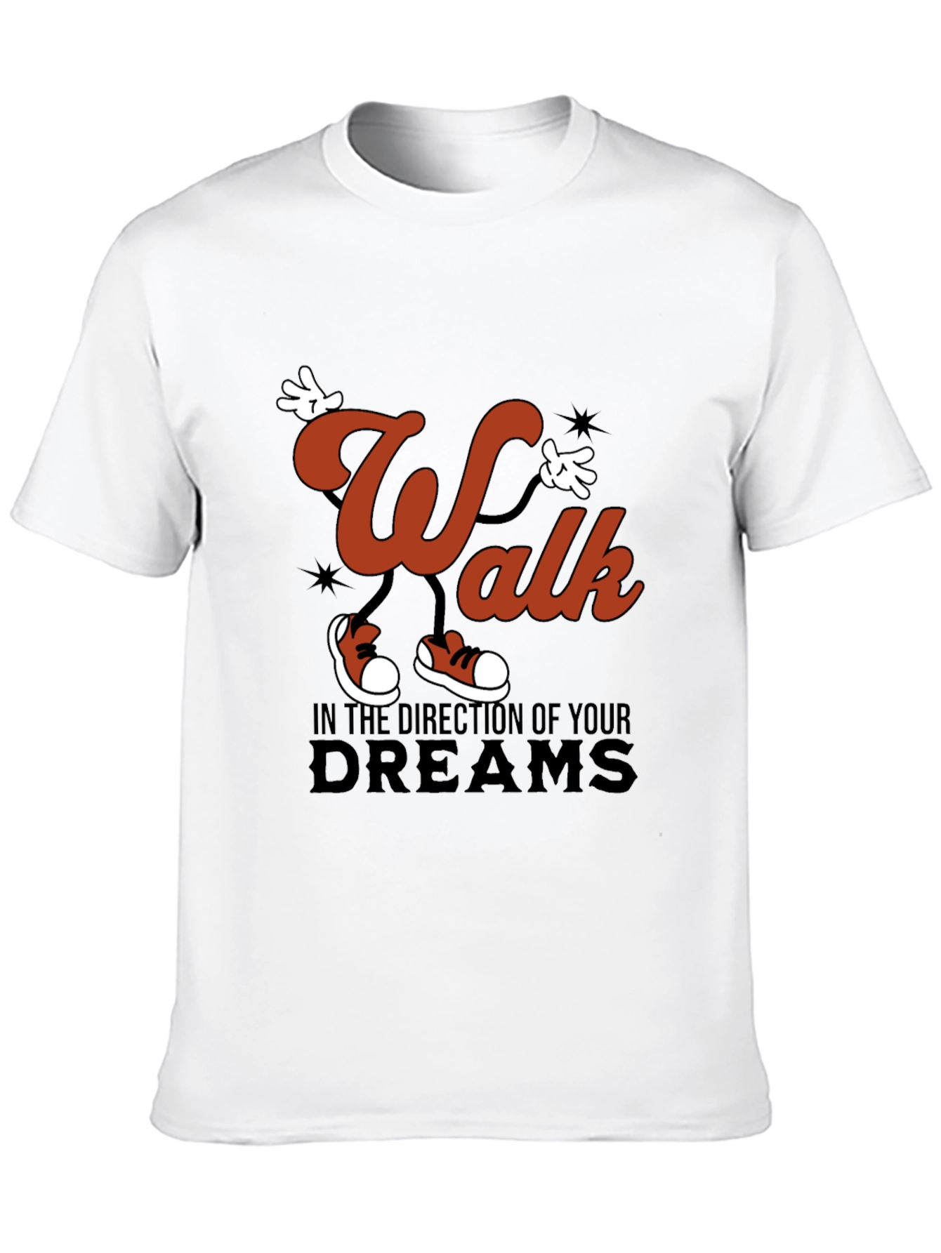 Walk Your Dreams Graphic Tee - Stylish Comfort