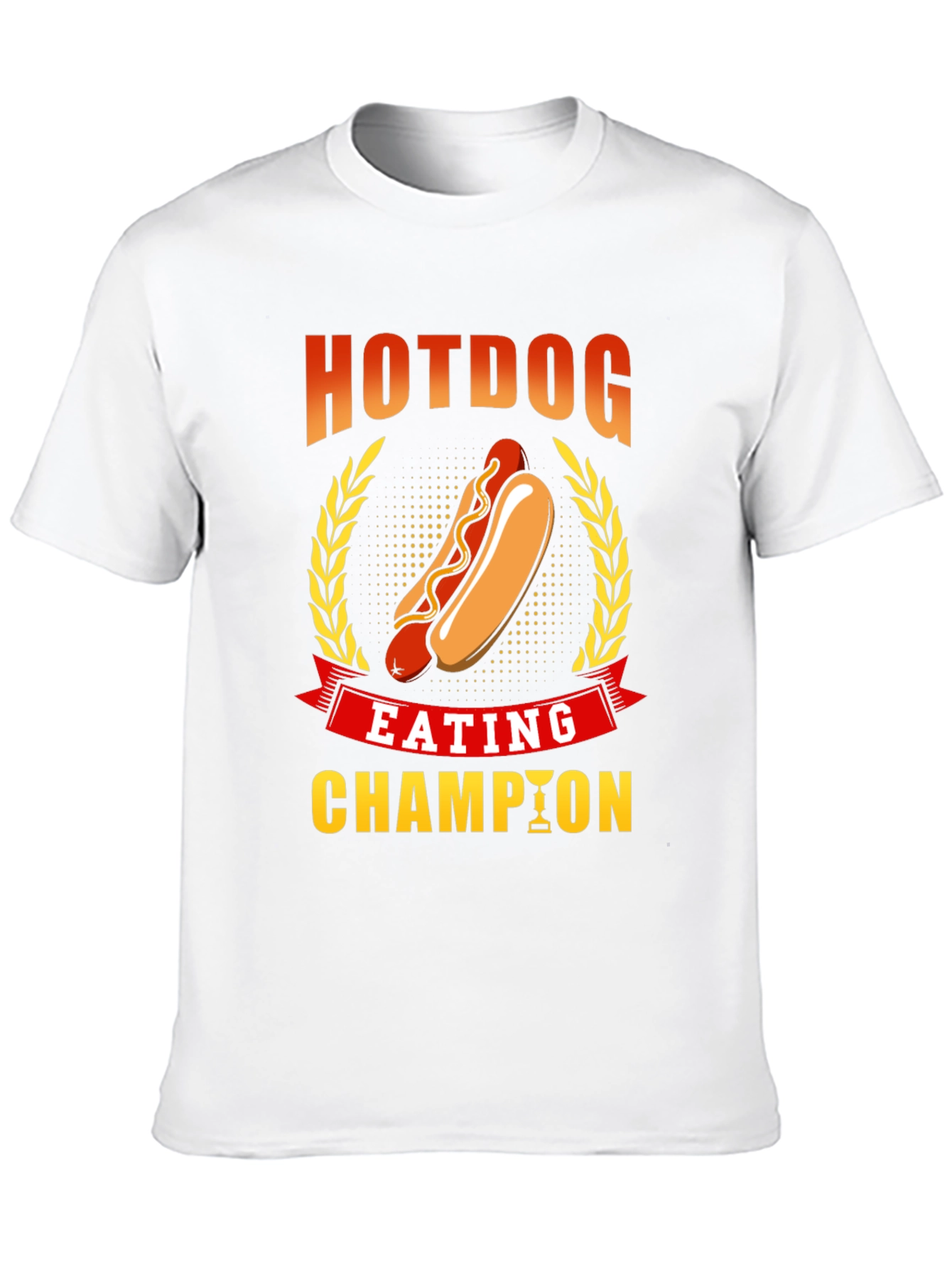 Hotdog Eating Champion Graphic T-Shirt