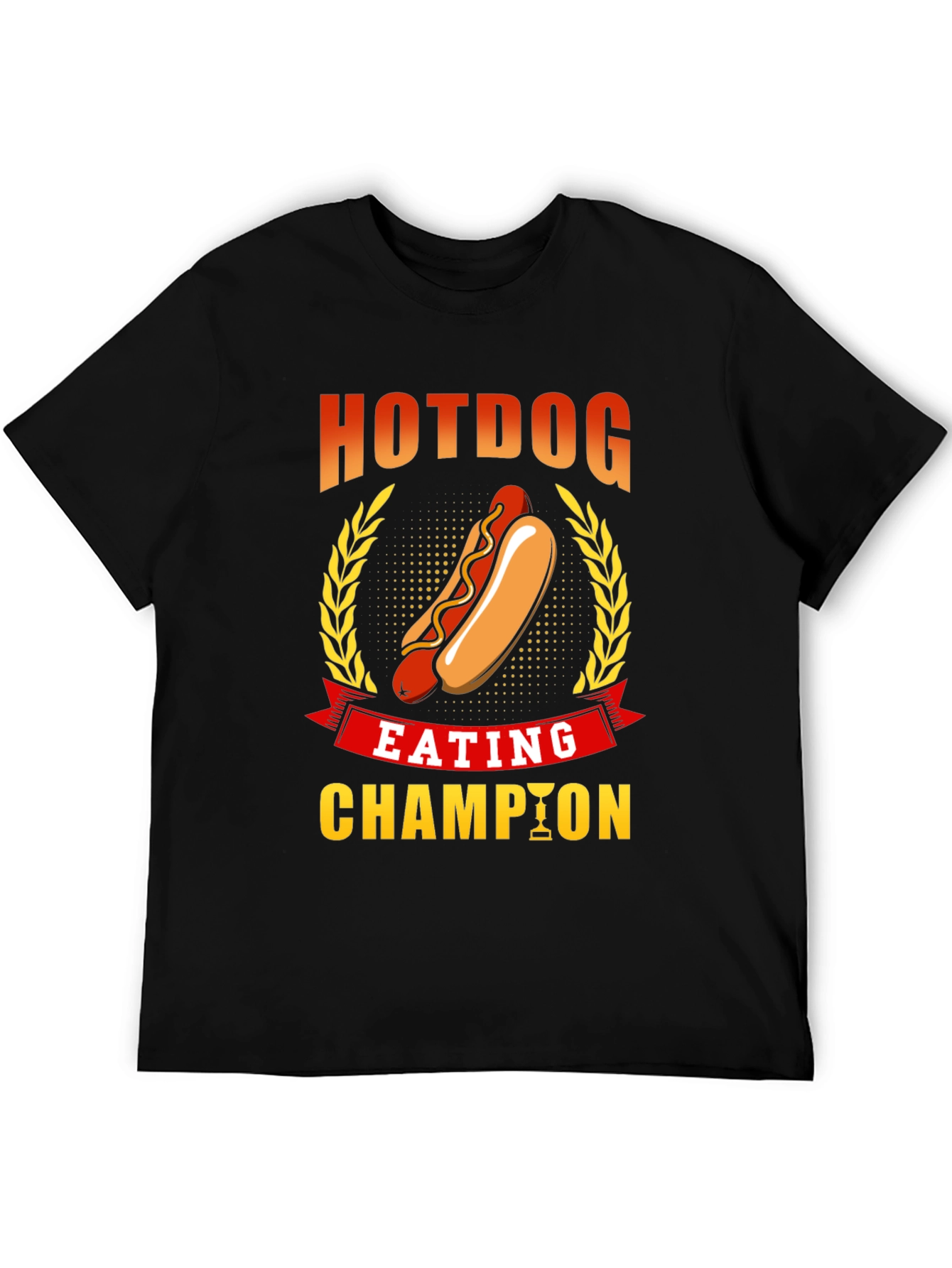 Hotdog Eating Champion Graphic T-Shirt
