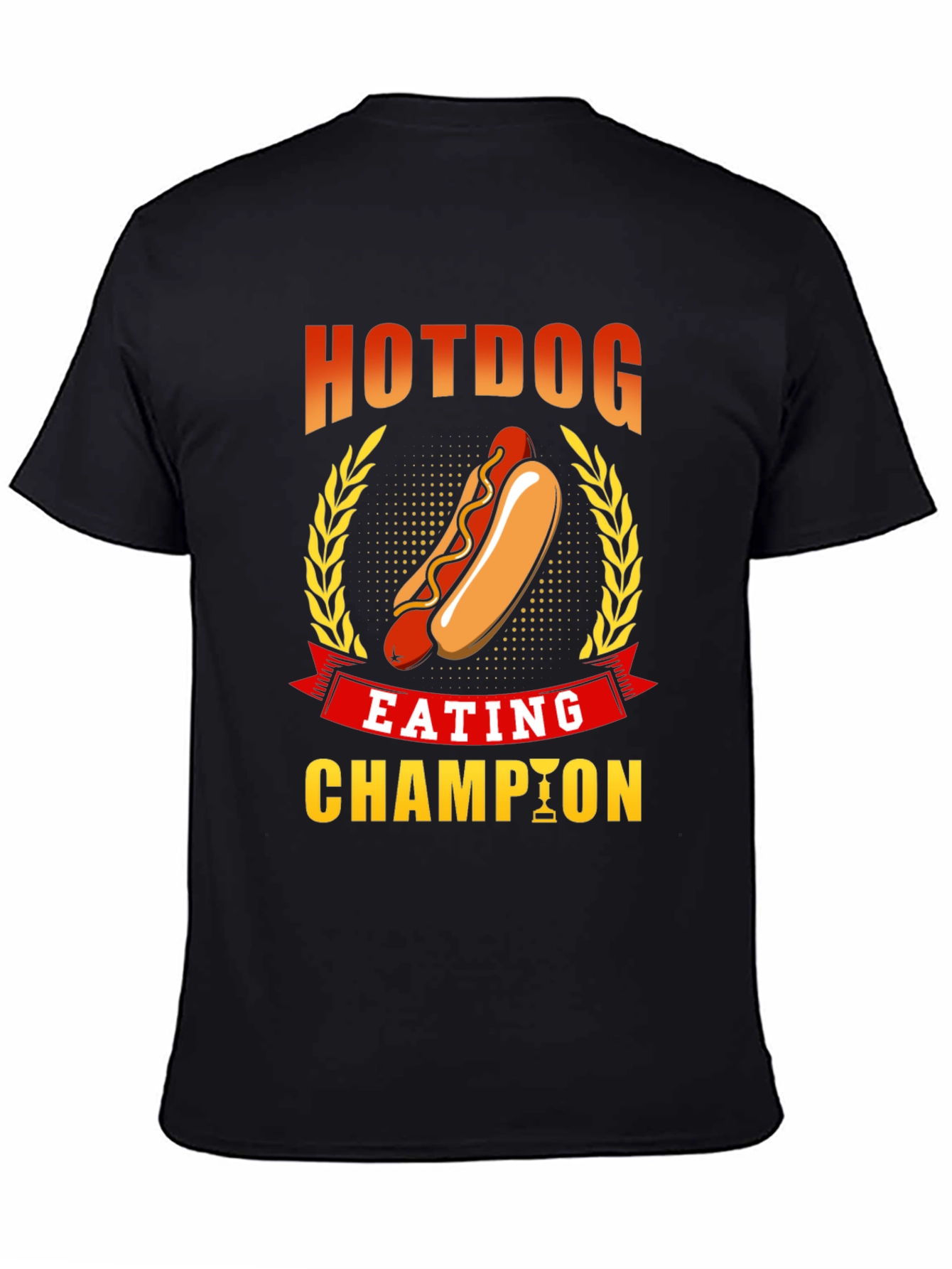 Hotdog Eating Champion Graphic T-Shirt