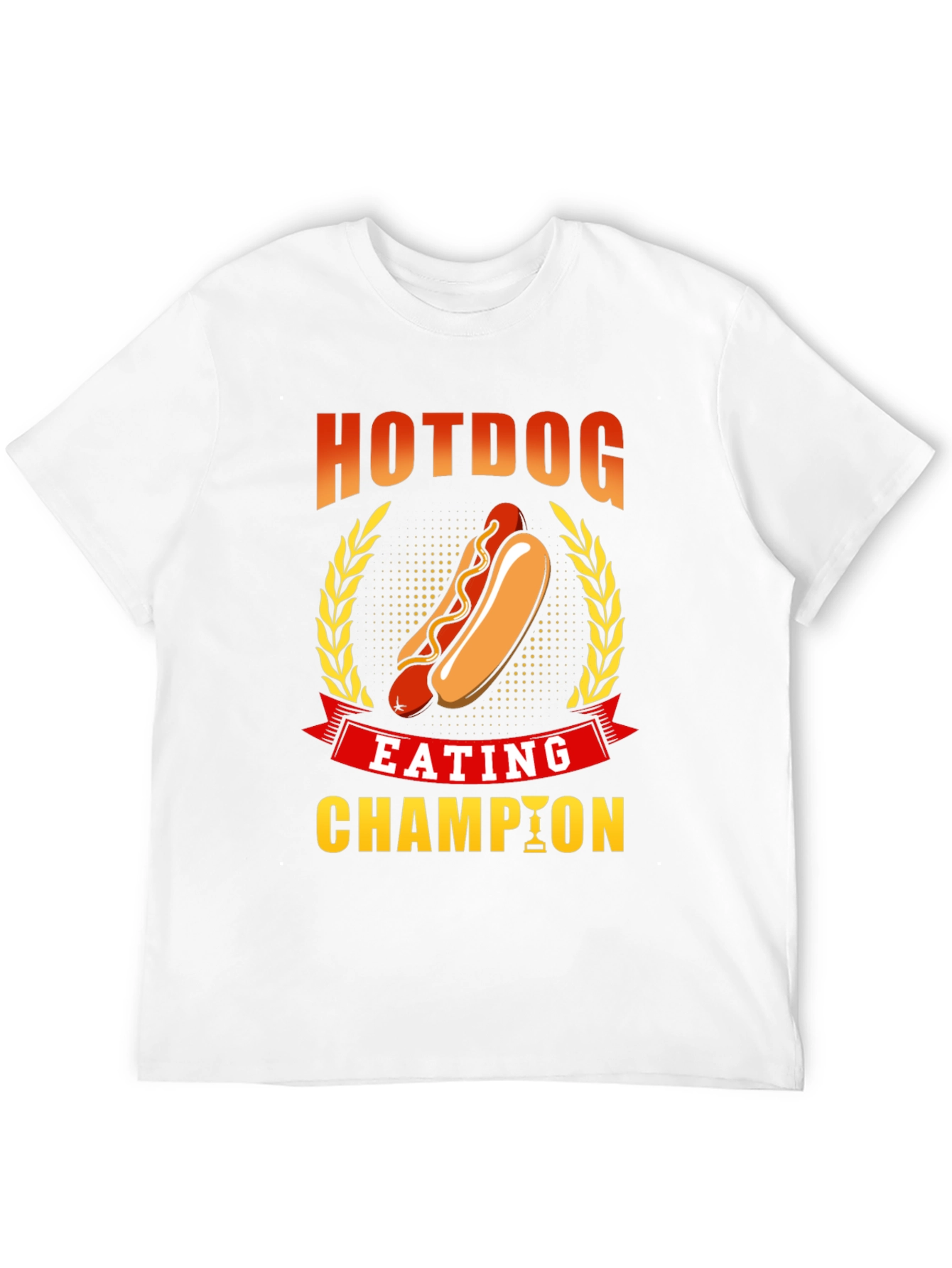 Hotdog Eating Champion Graphic T-Shirt