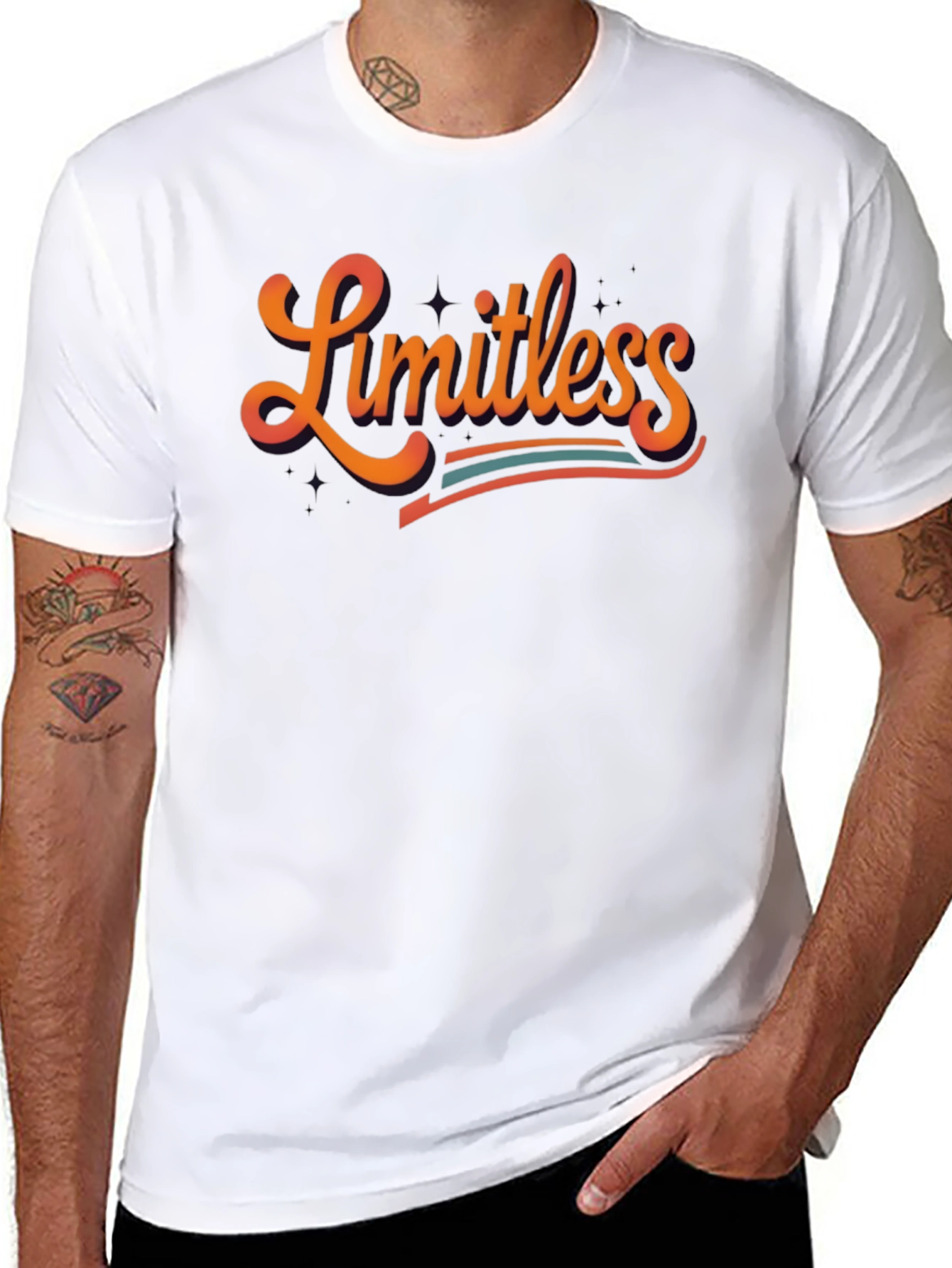 Limitless Graphic Print T-Shirt - Stylish Everyday Wear