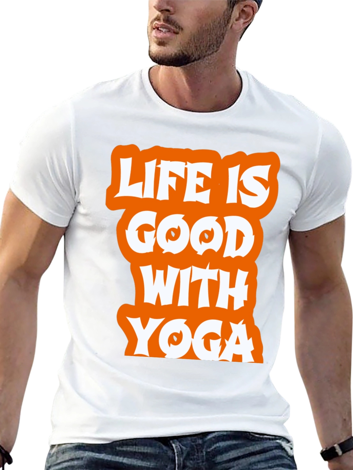 Life is Good With Yoga Graphic Tee