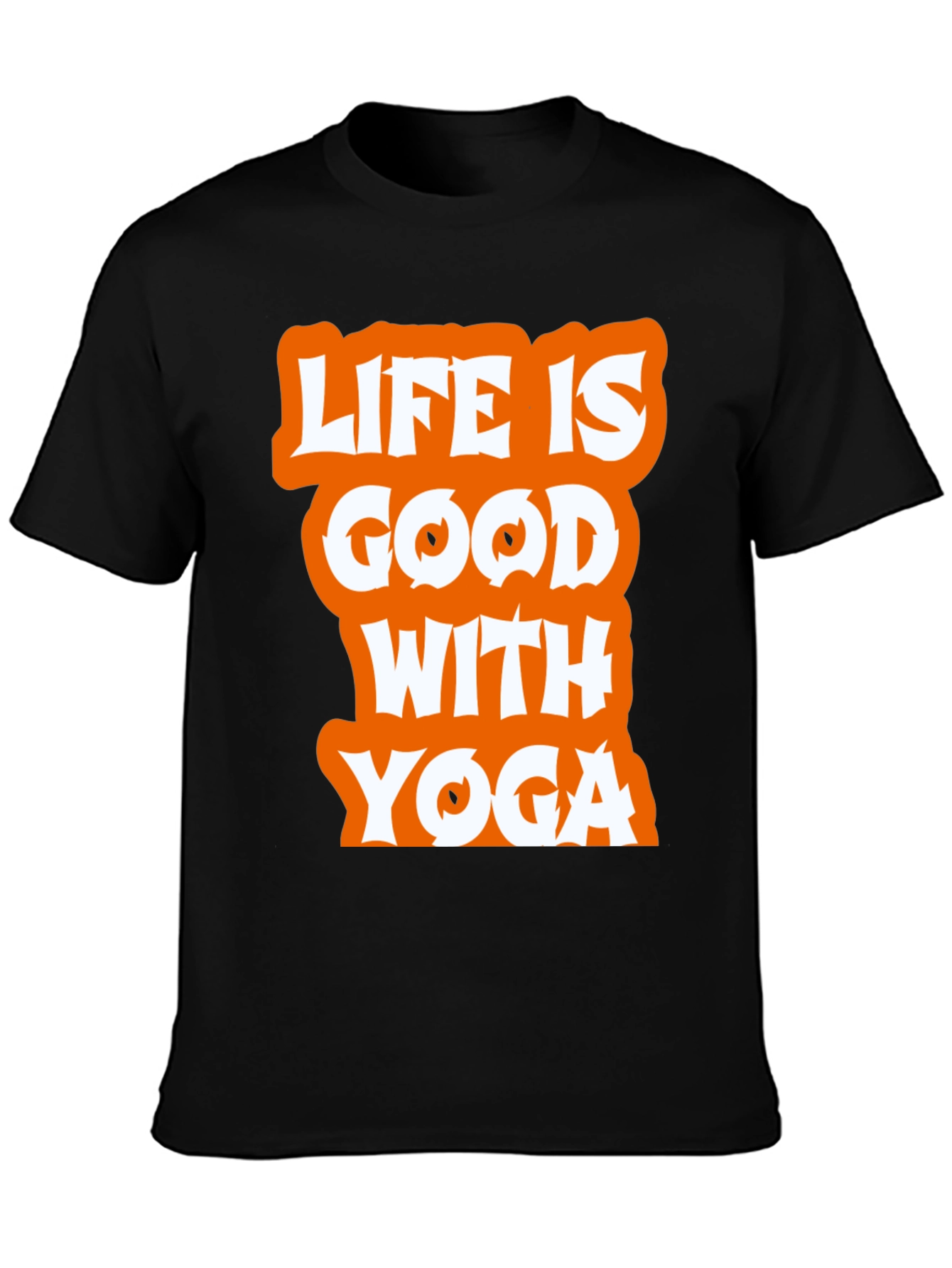 Life is Good With Yoga Graphic Tee