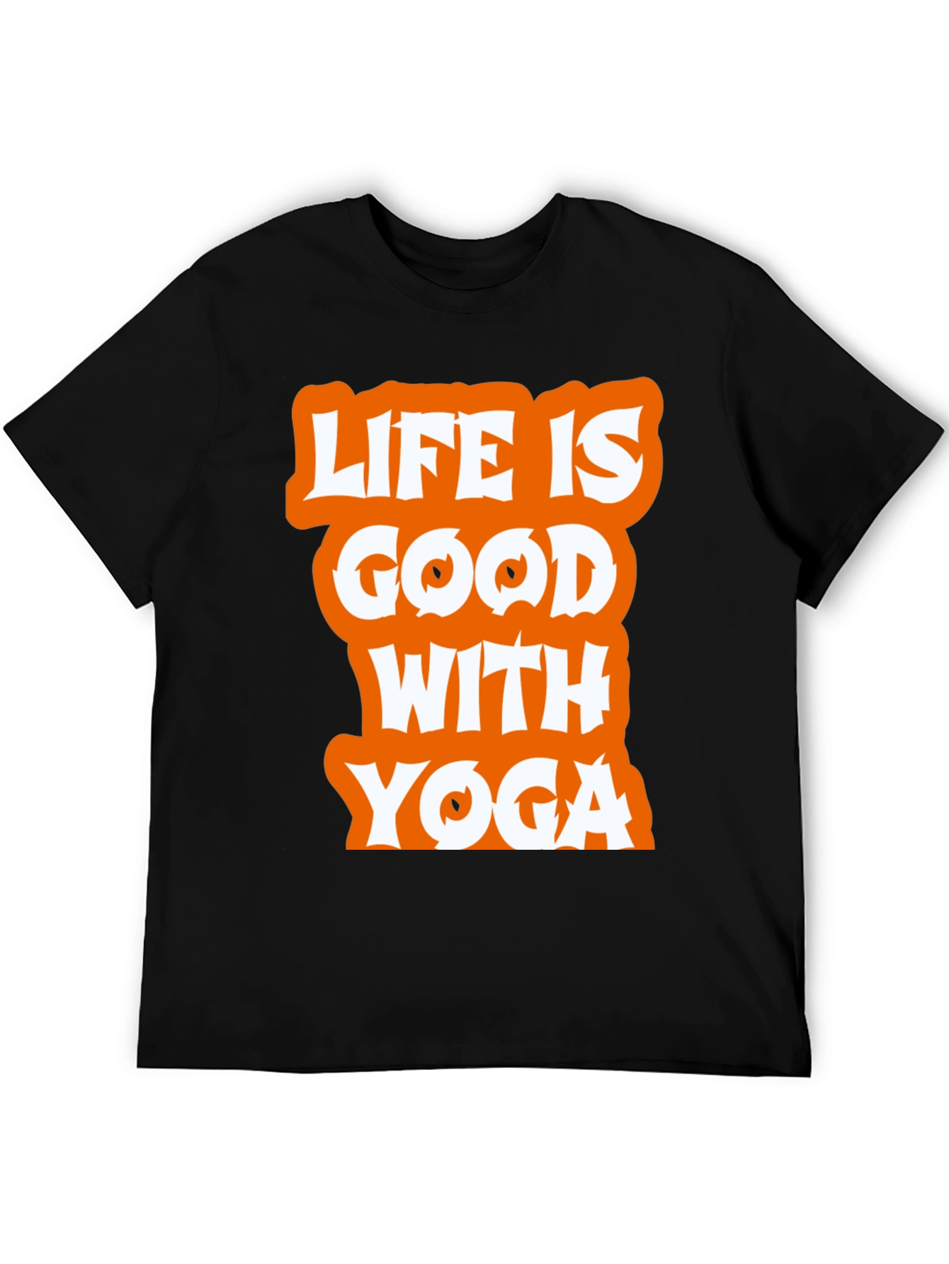 Life is Good With Yoga Graphic Tee