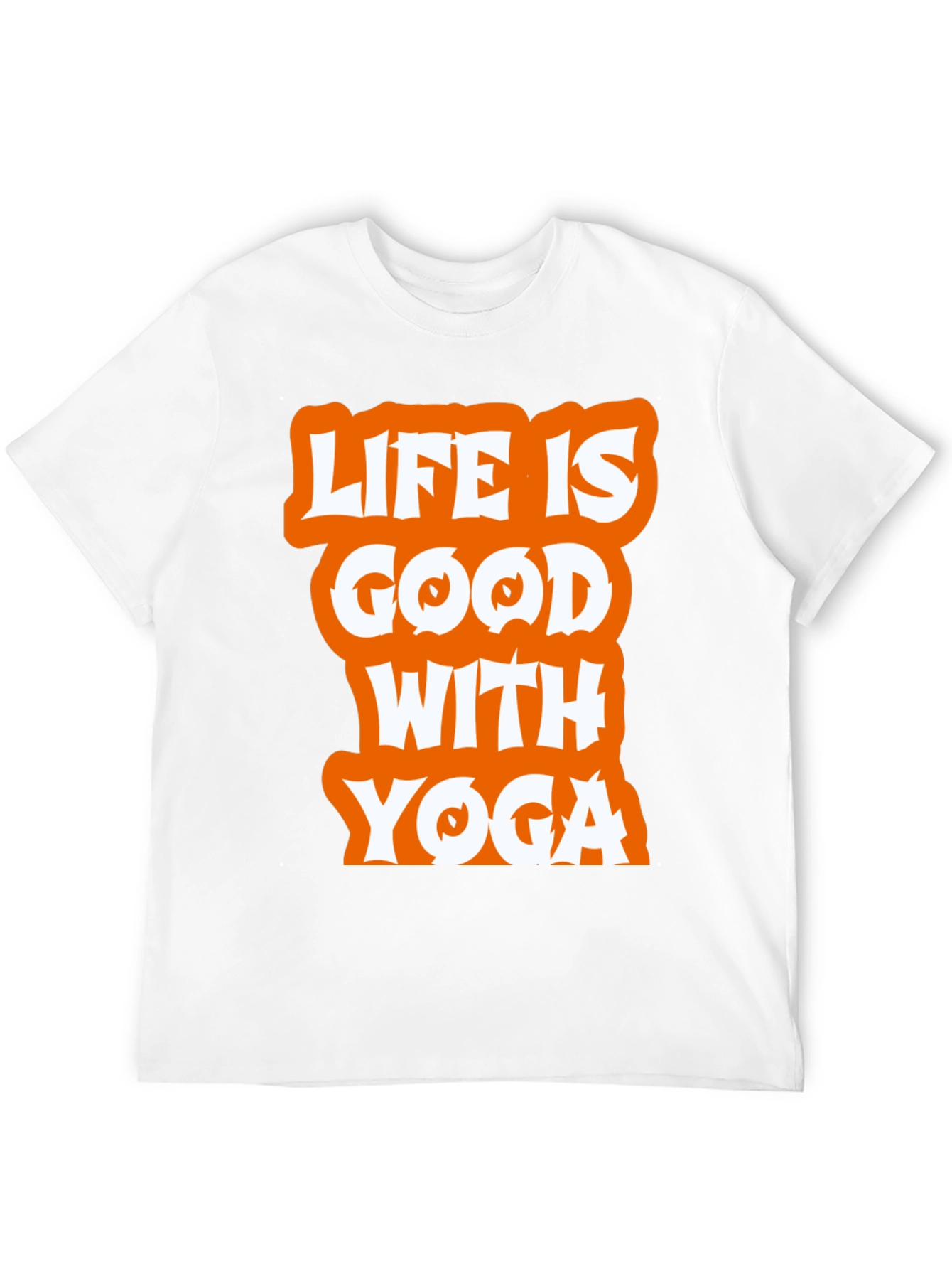 Life is Good With Yoga Graphic Tee